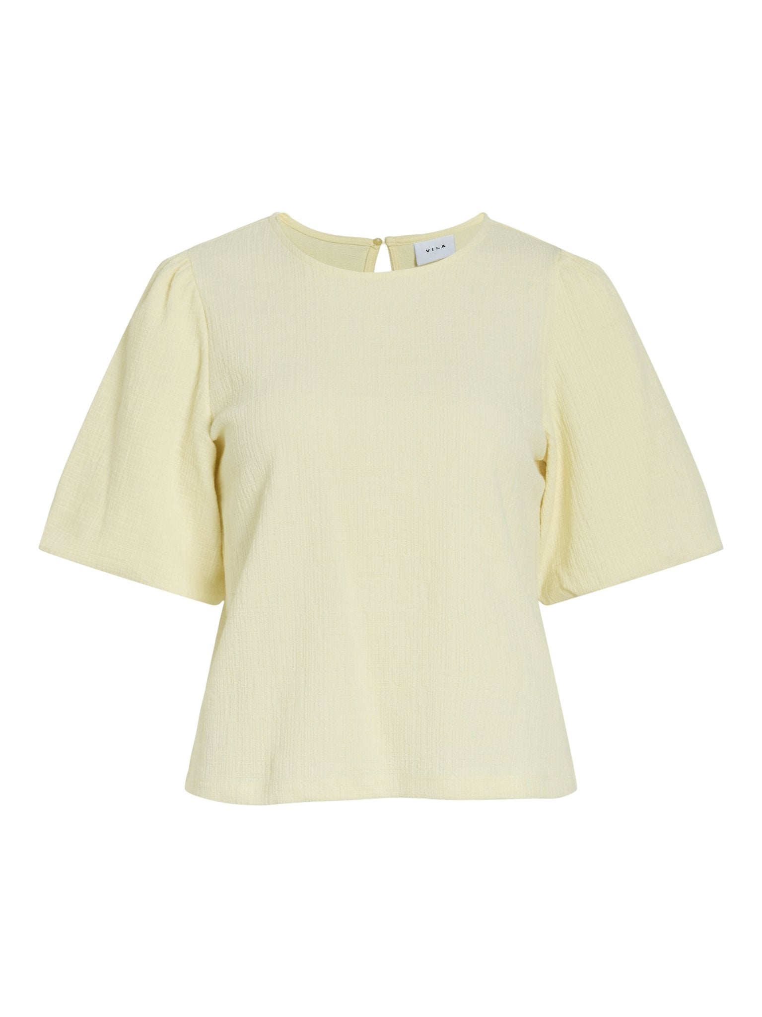 Vila Damen Tops Pastel Yellow