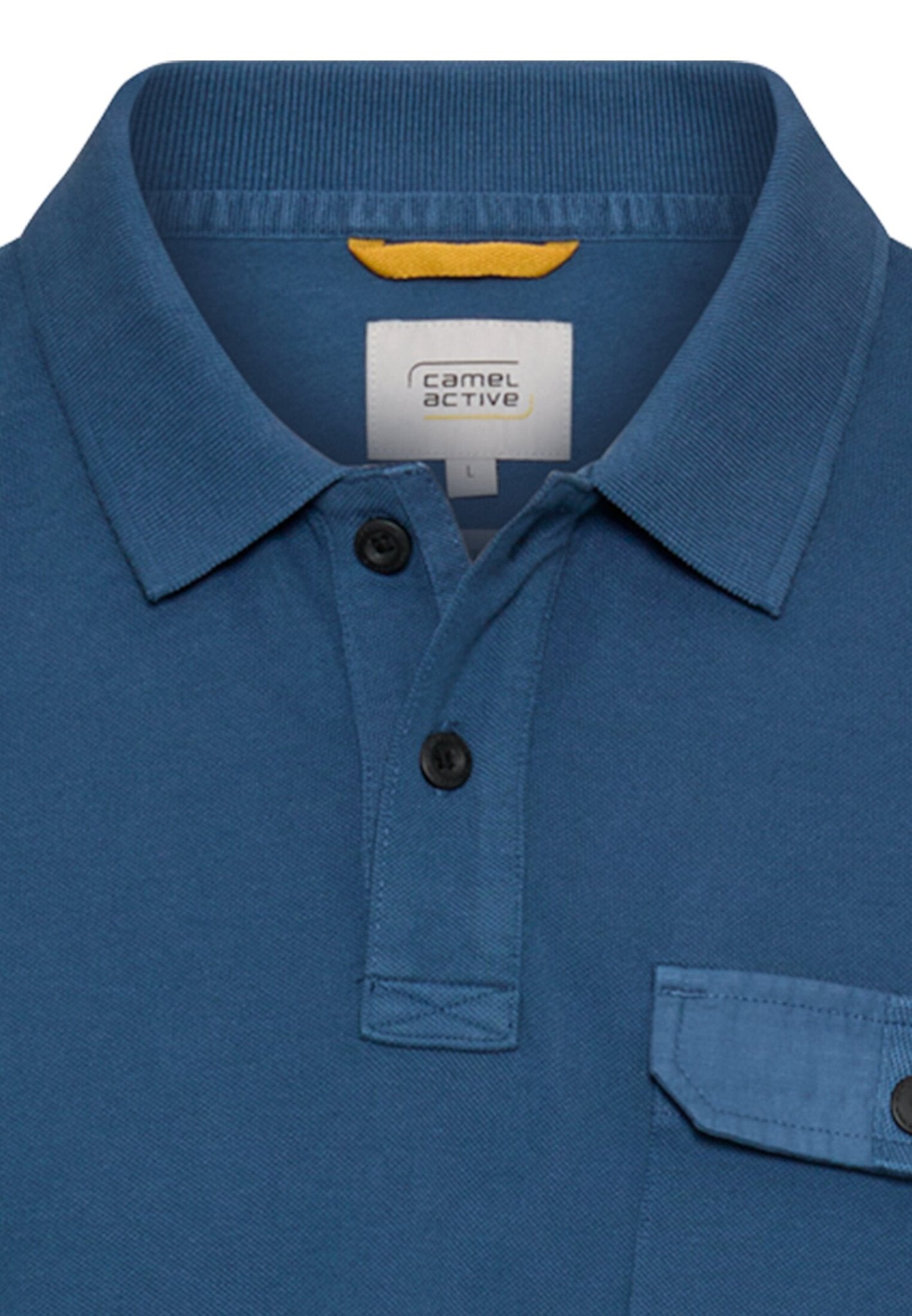 Camel active Herren Polo-Shirts Indigo Blue