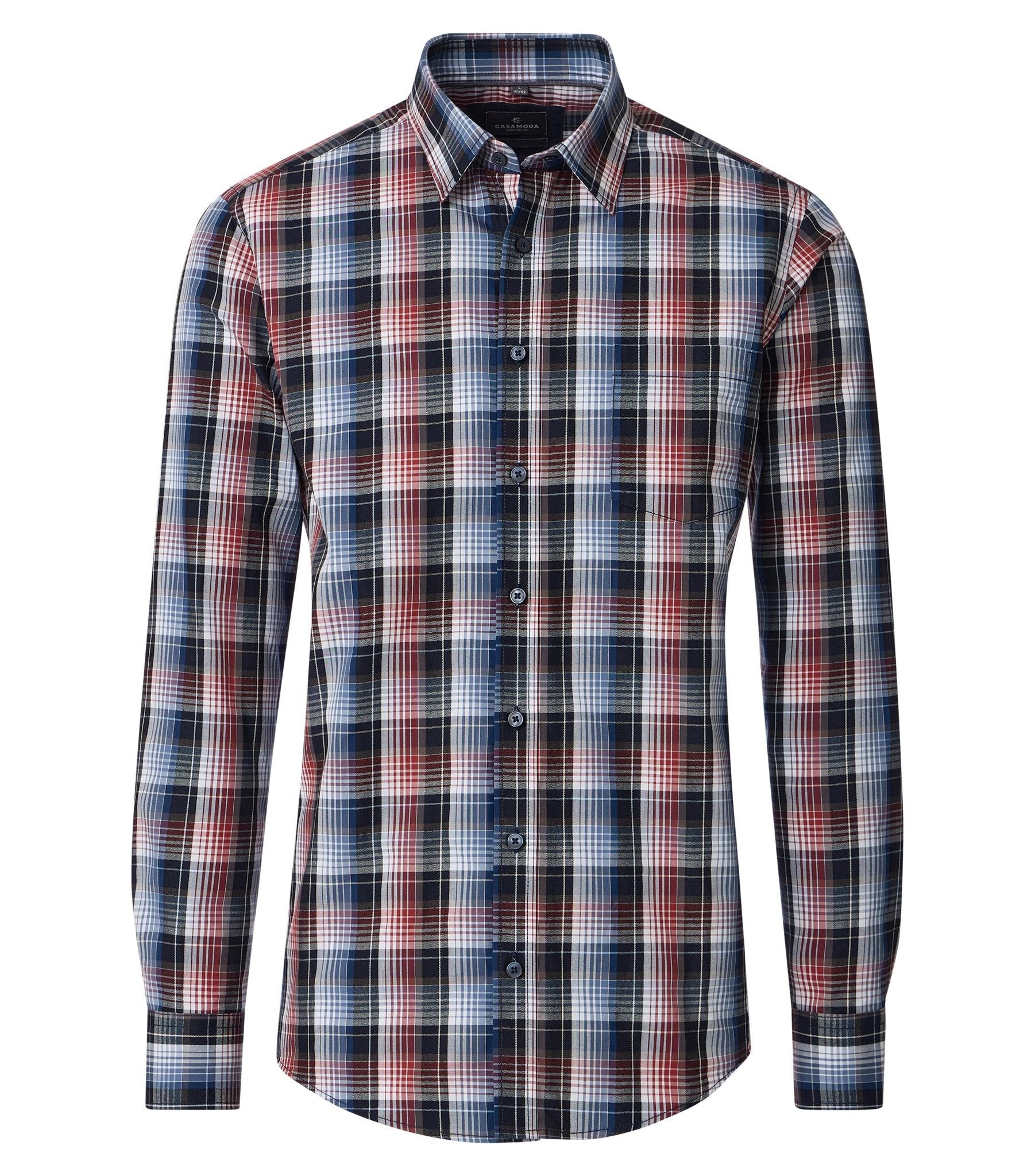 Casa Moda Herren Hemden Blau