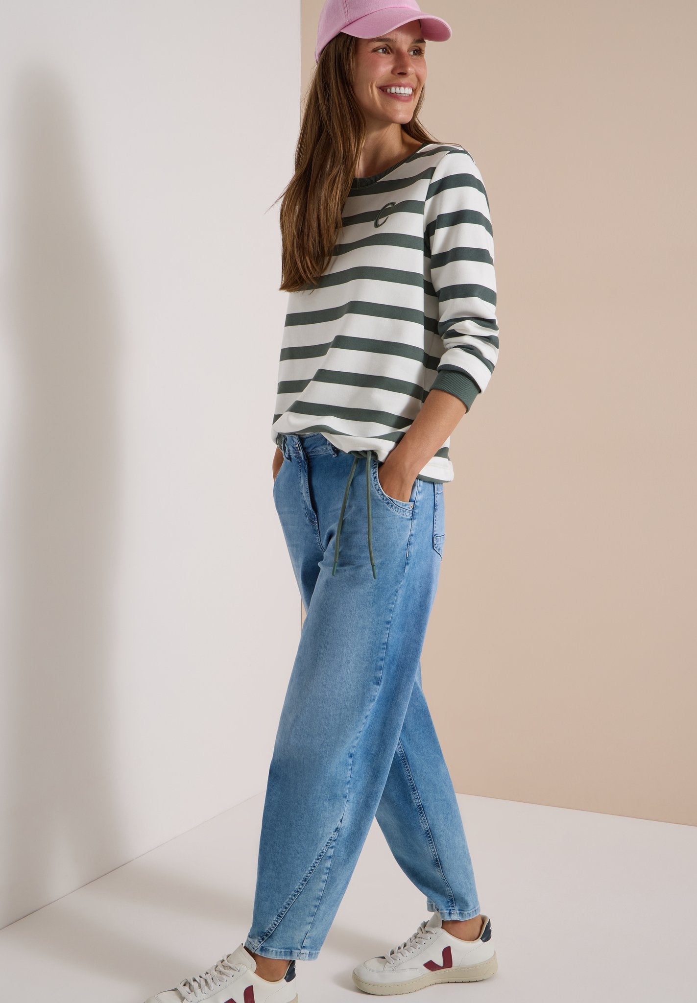 Cecil Damen Pullover Dried Oli