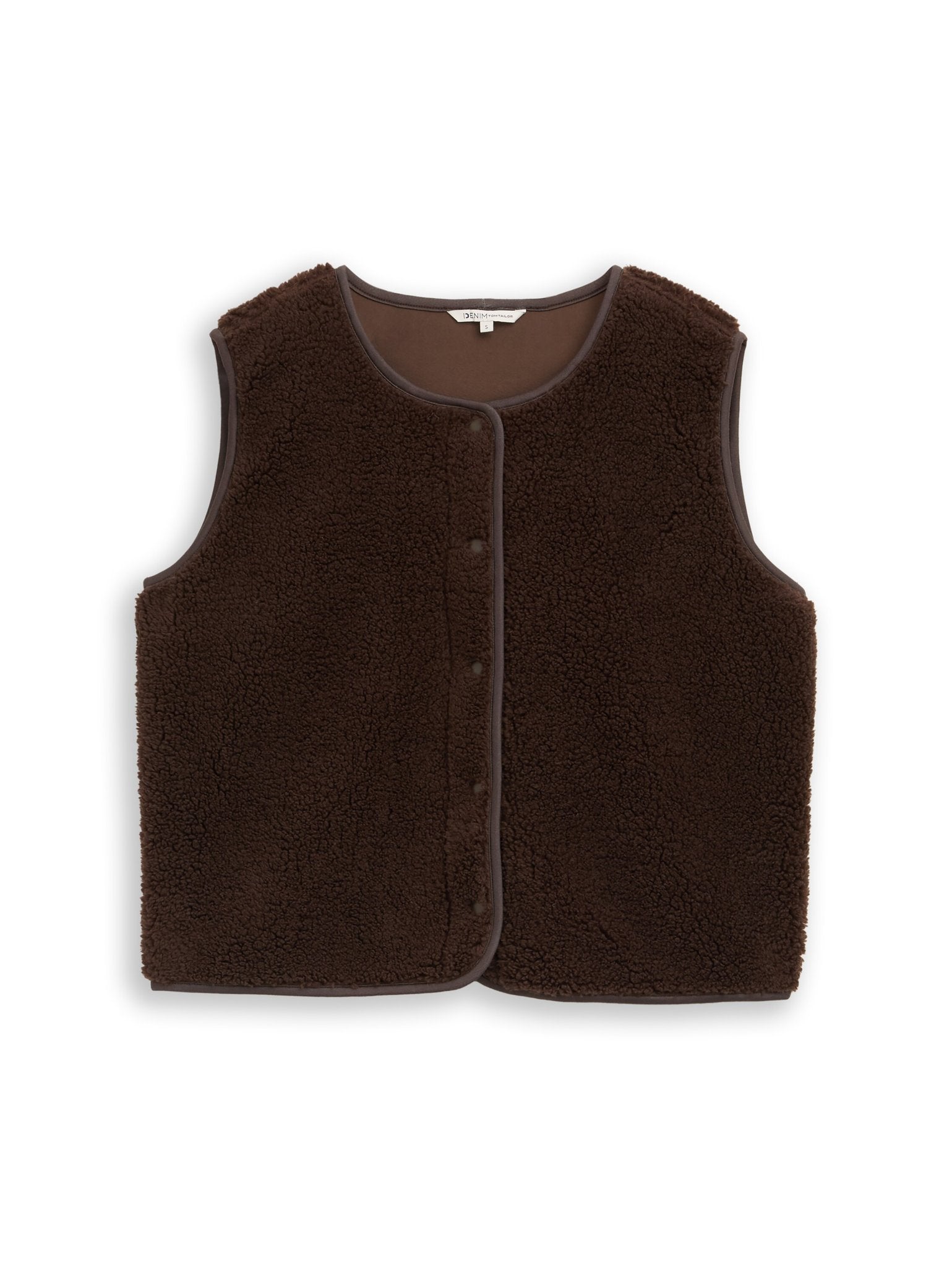 Tom Tailor denim Damen Sweatjacken Cool Dark Brown