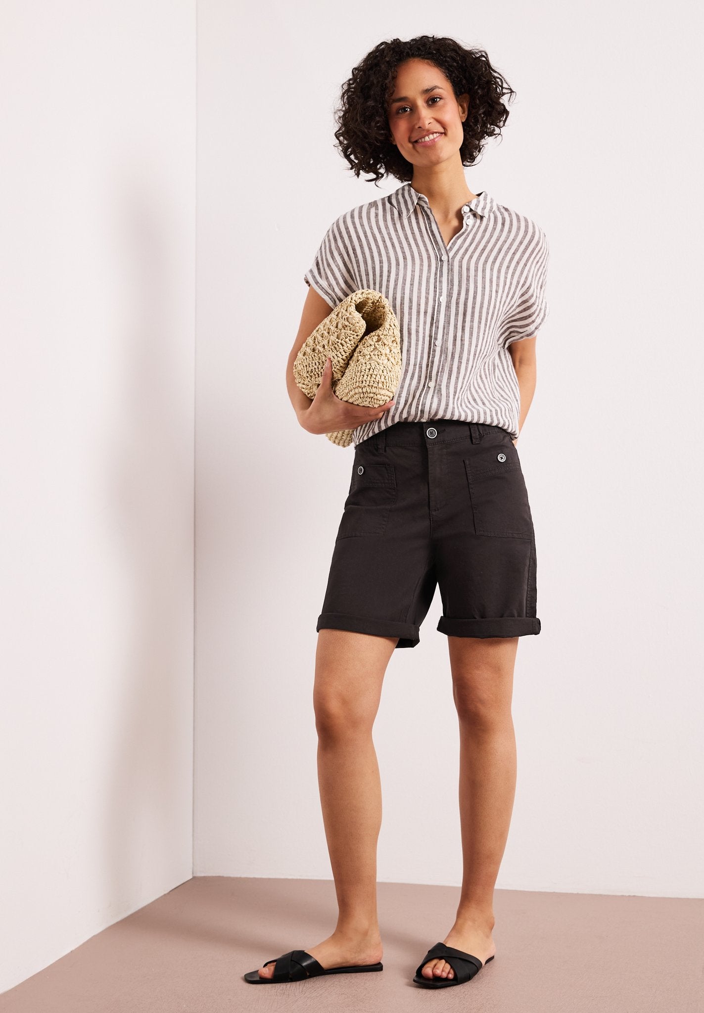 Street One Damen Hosen Deep Eart