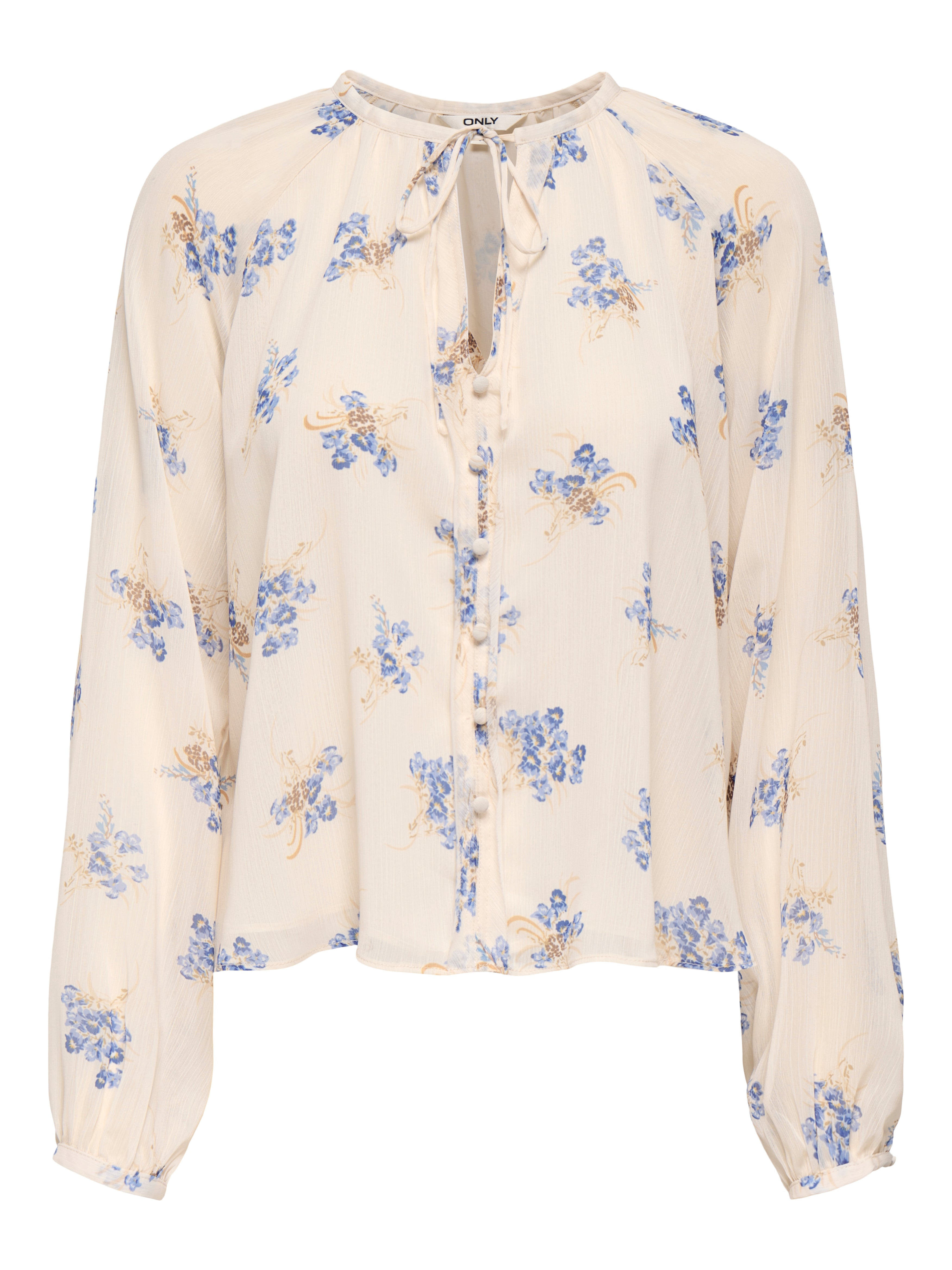 only Damen Tops Cloud Dancer/Bl