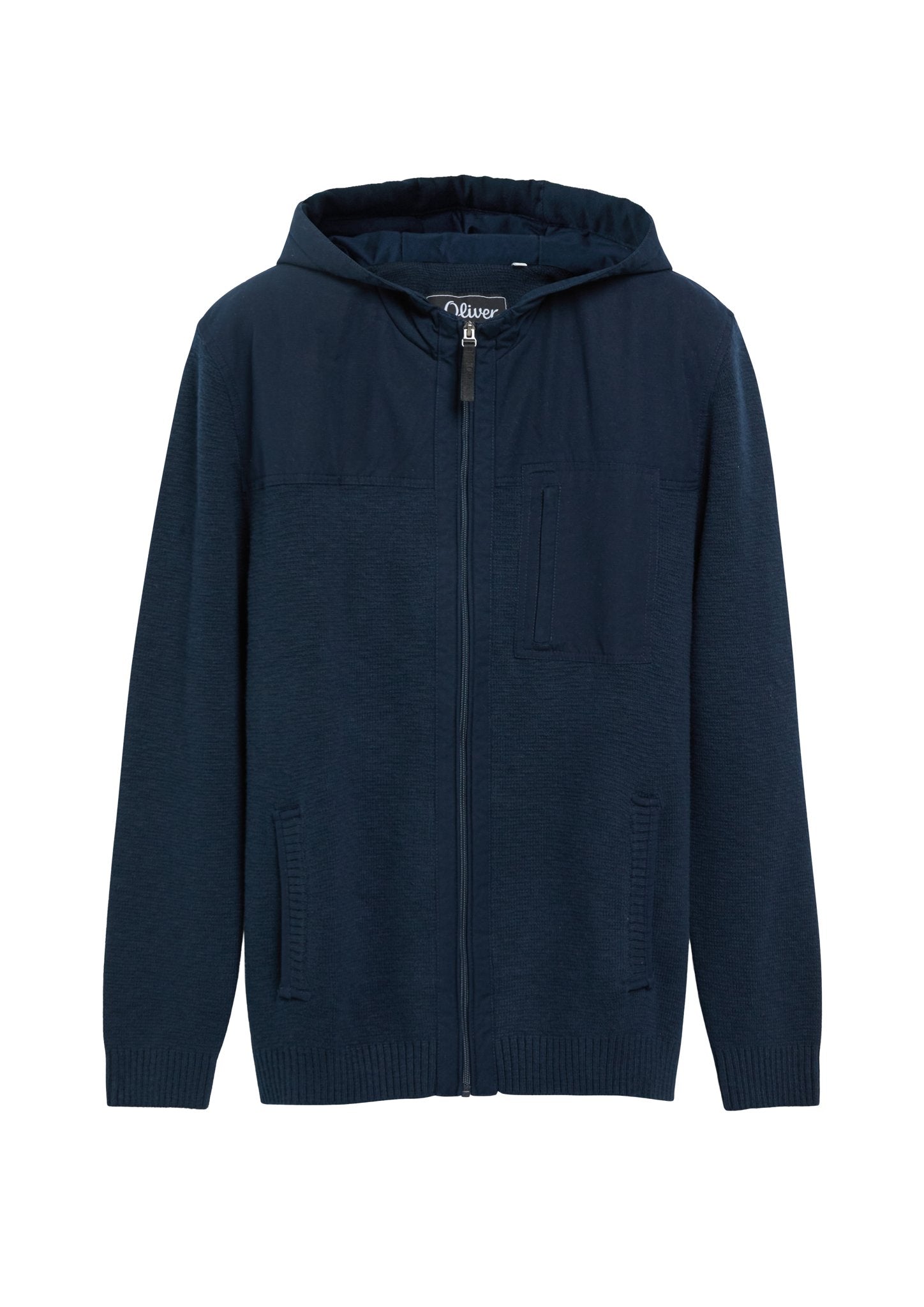 S. Oliver red Herren Strickjacken Blue