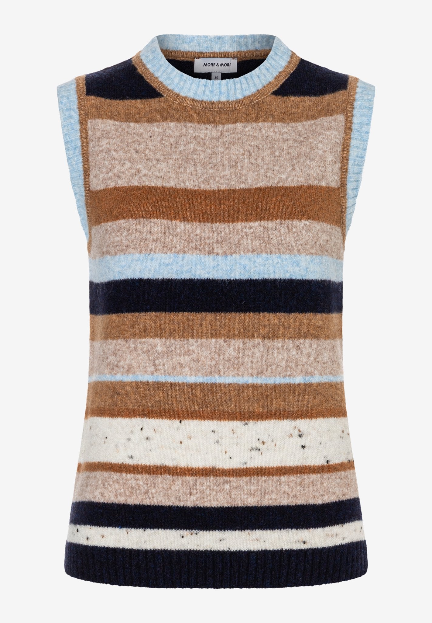 More & More Damen Pullover Multi Stri