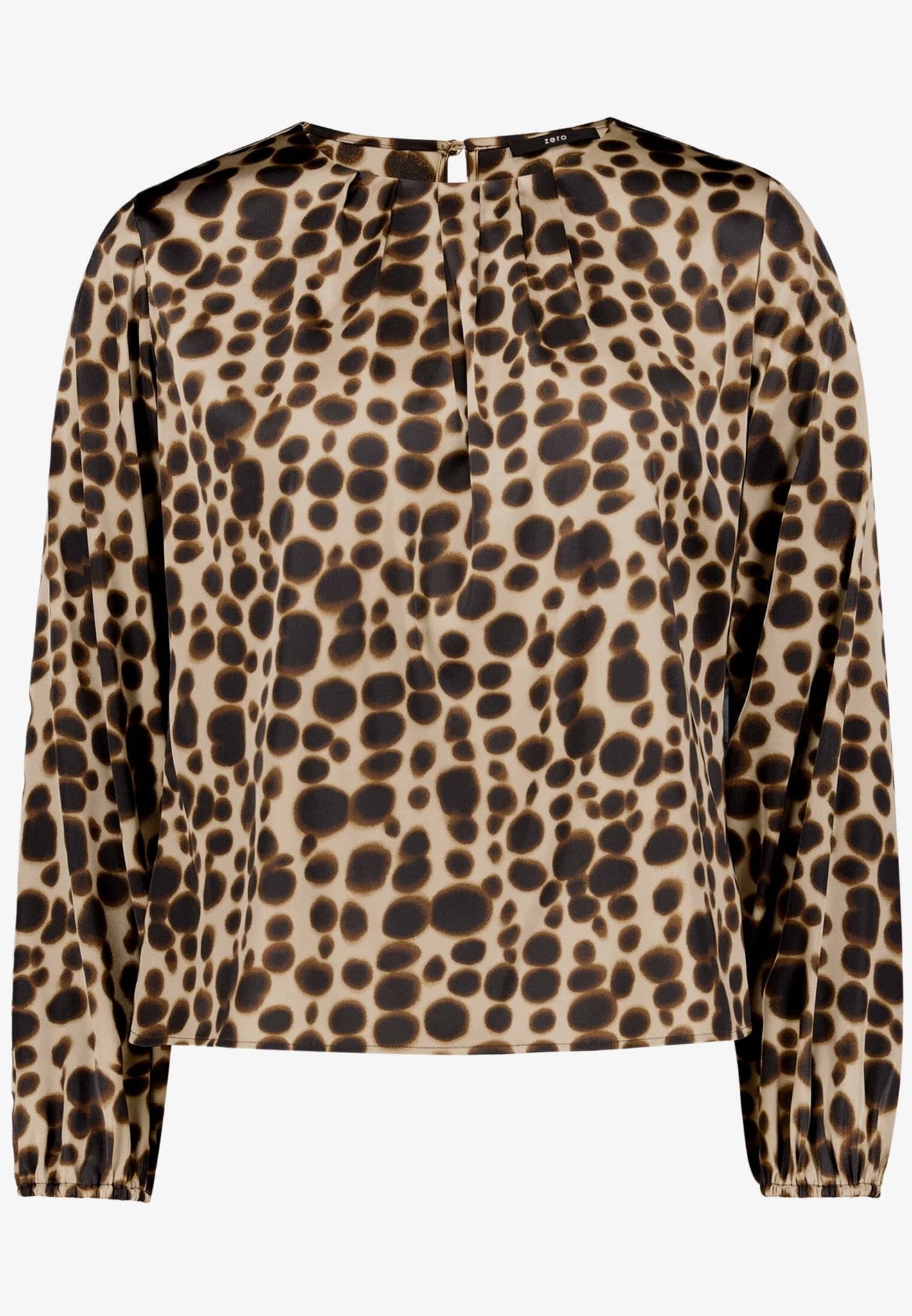 Zero Damen Blusen Beige/Brown
