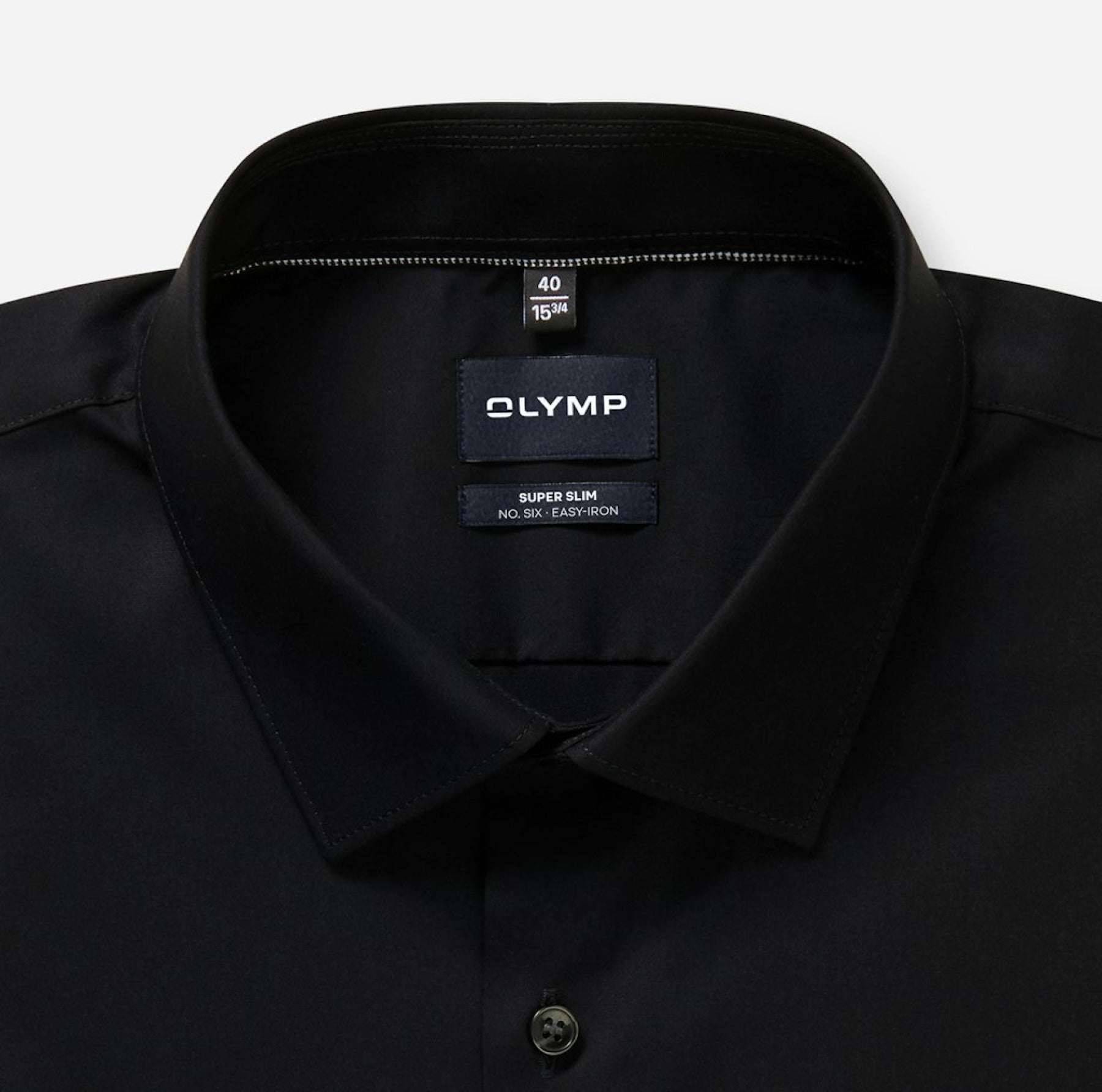Olymp Herren Hemden lang Schwarz