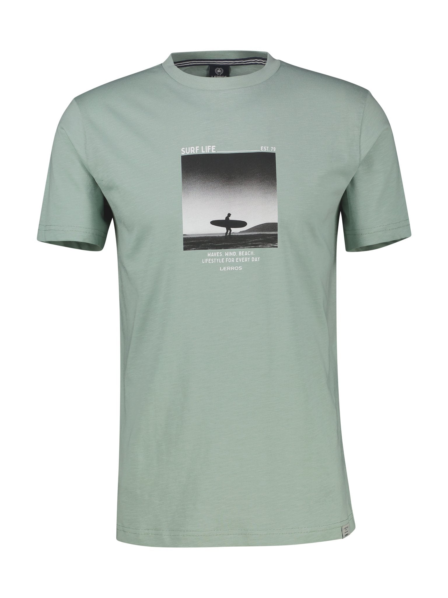 Lerros Herren T-Shirts kurz Bay Green