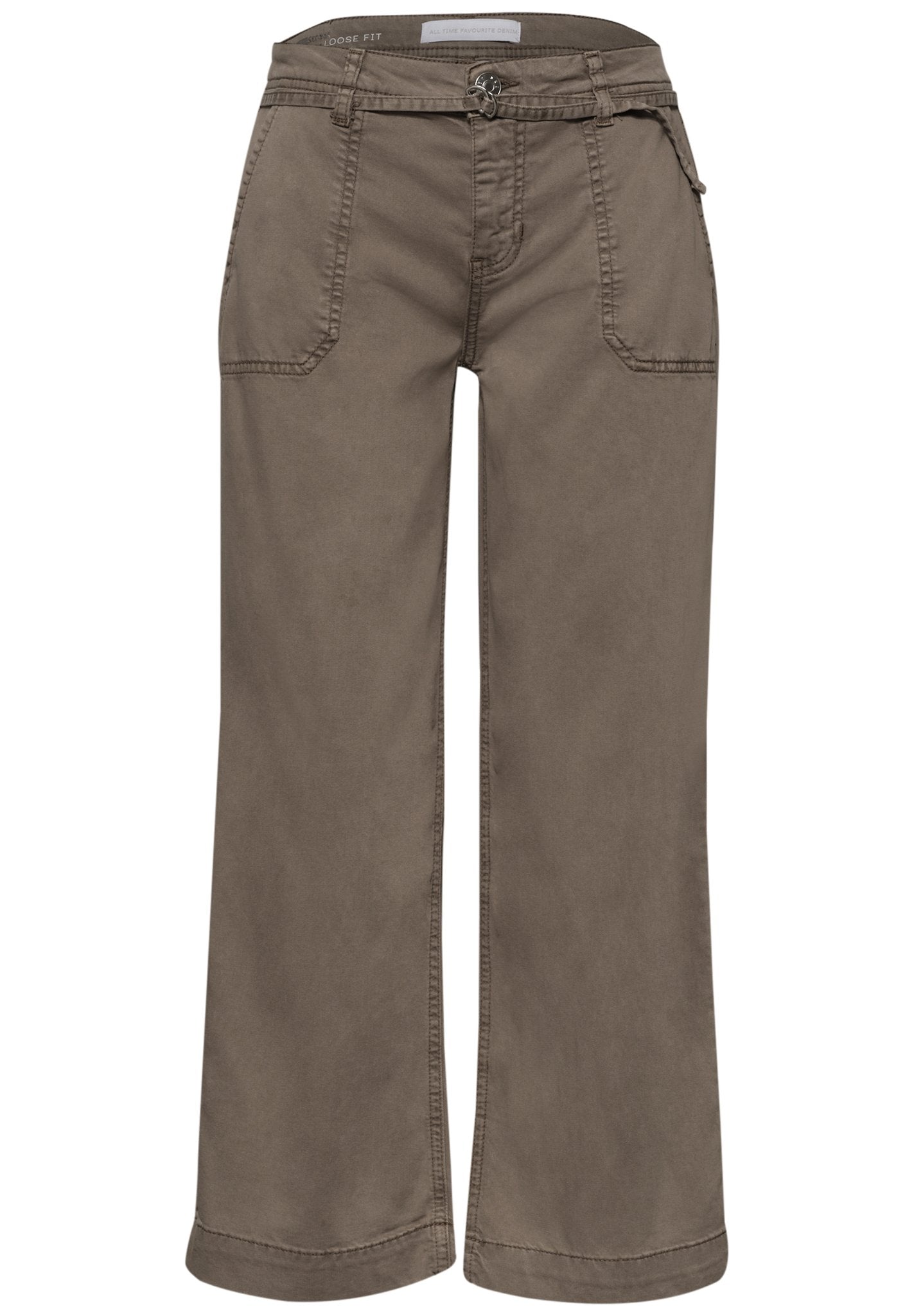 Street One Damen Hosen Brown Was