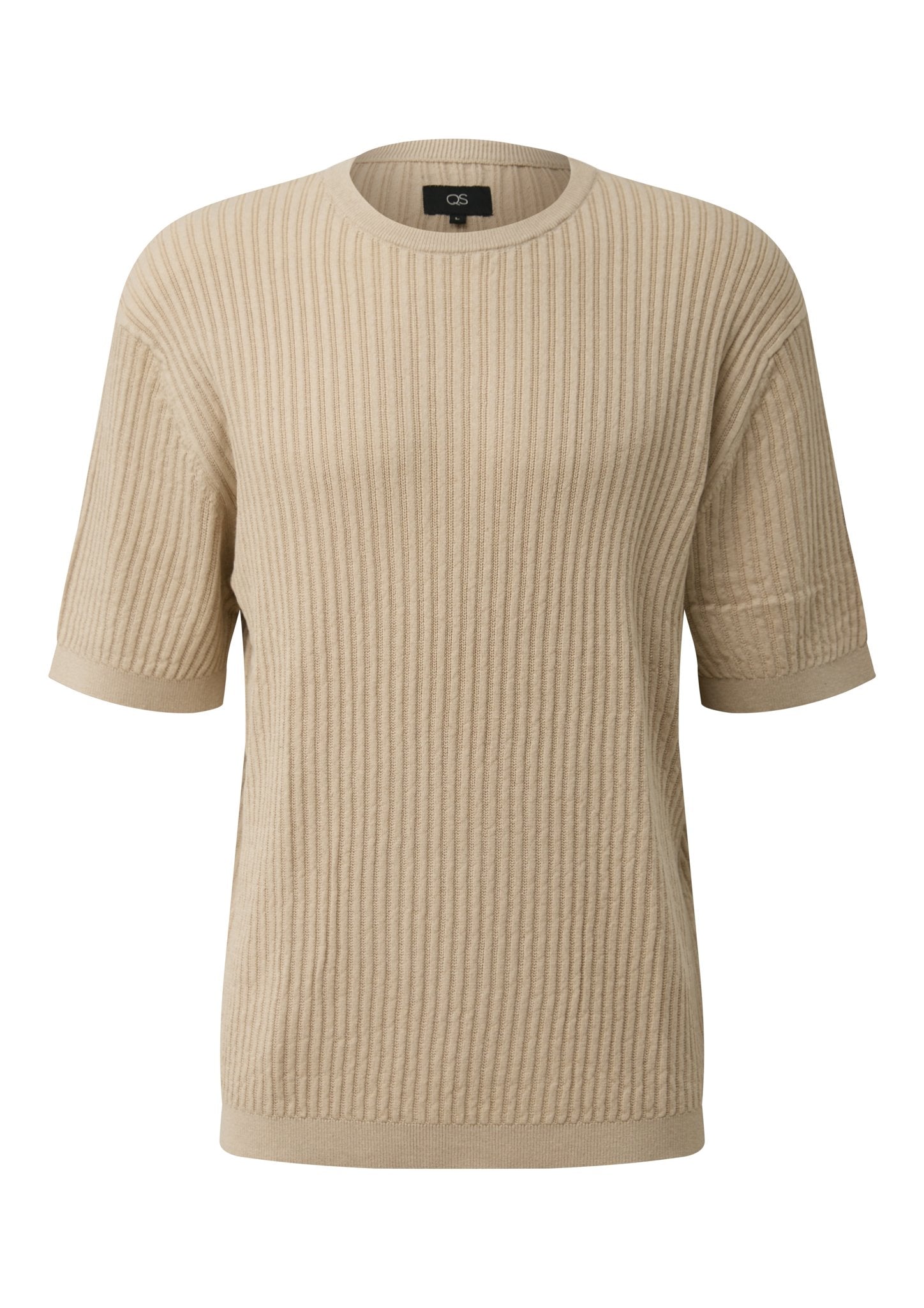 QS by S.Oliver Herren T-Shirts kurz Grey/Black