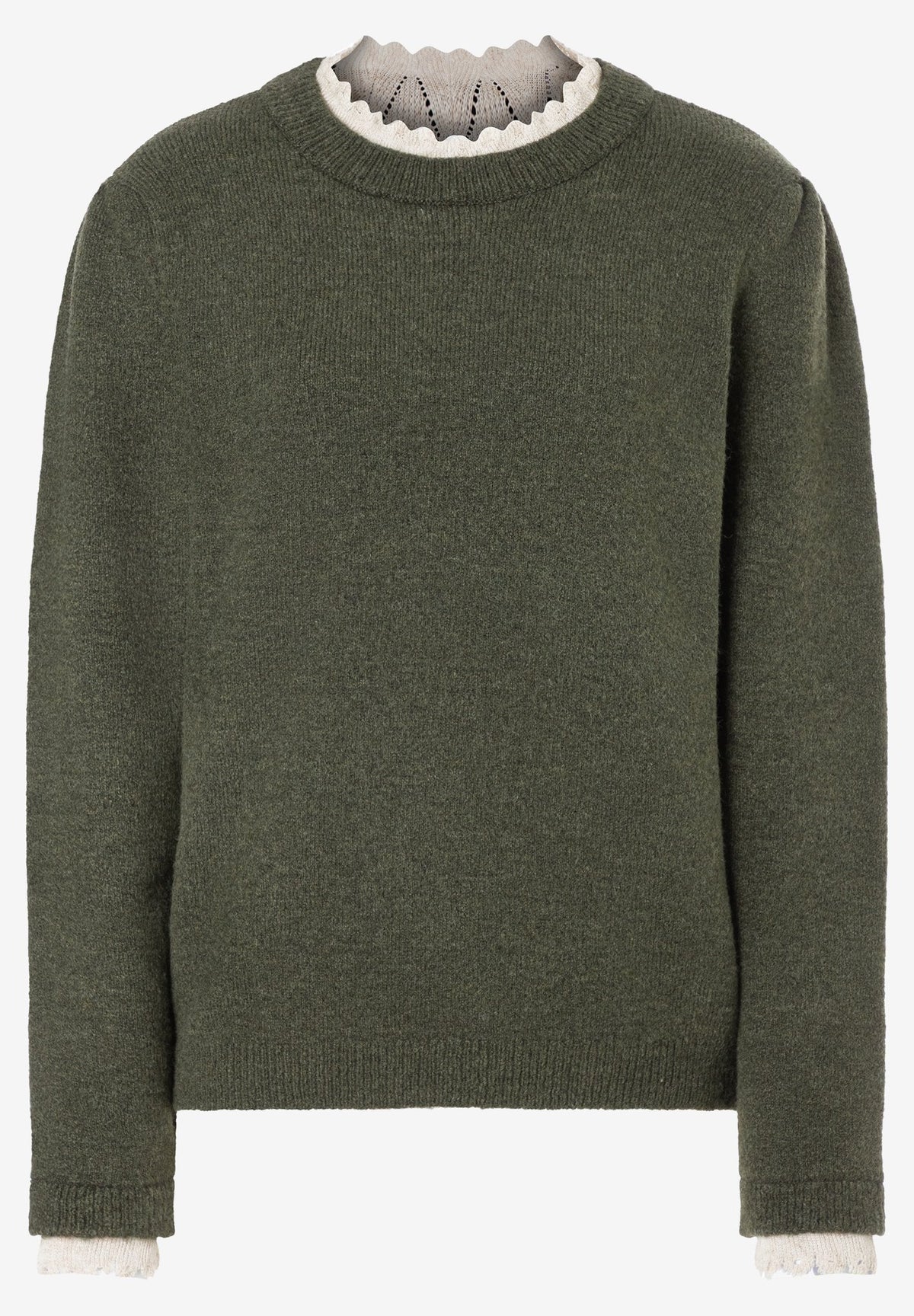More & More Damen Pullover Forest Gre