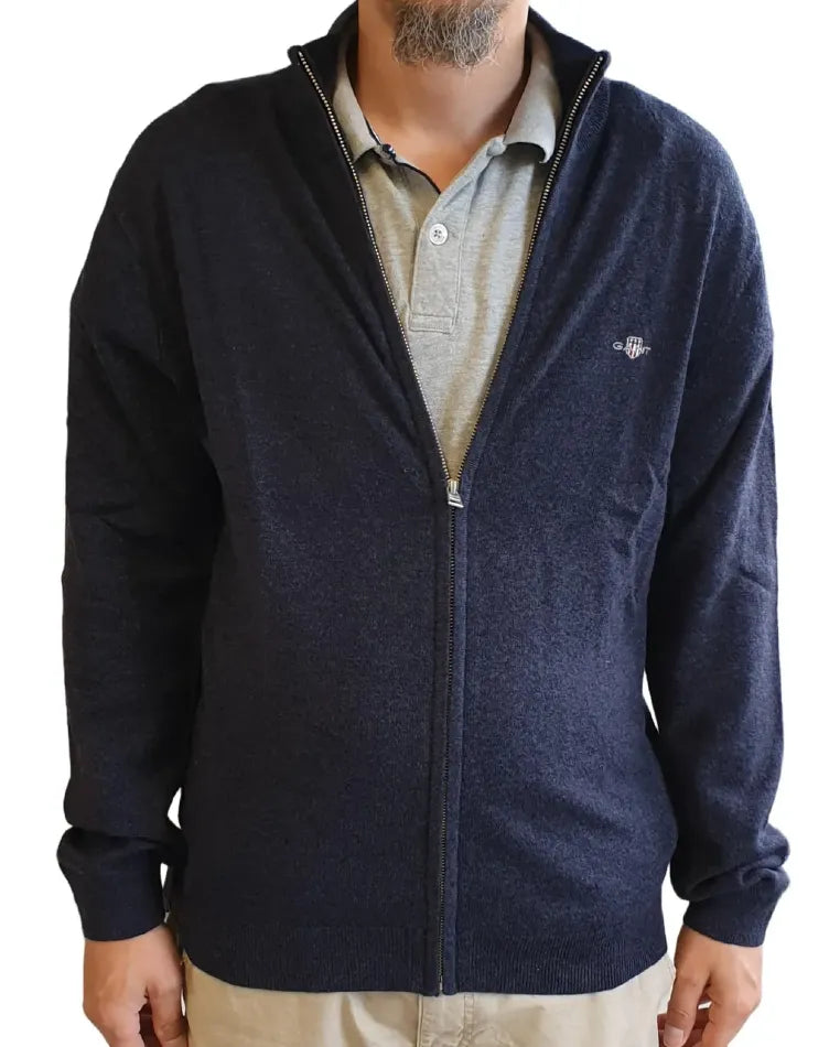Gant Herren Strickjacken Dark Navy M