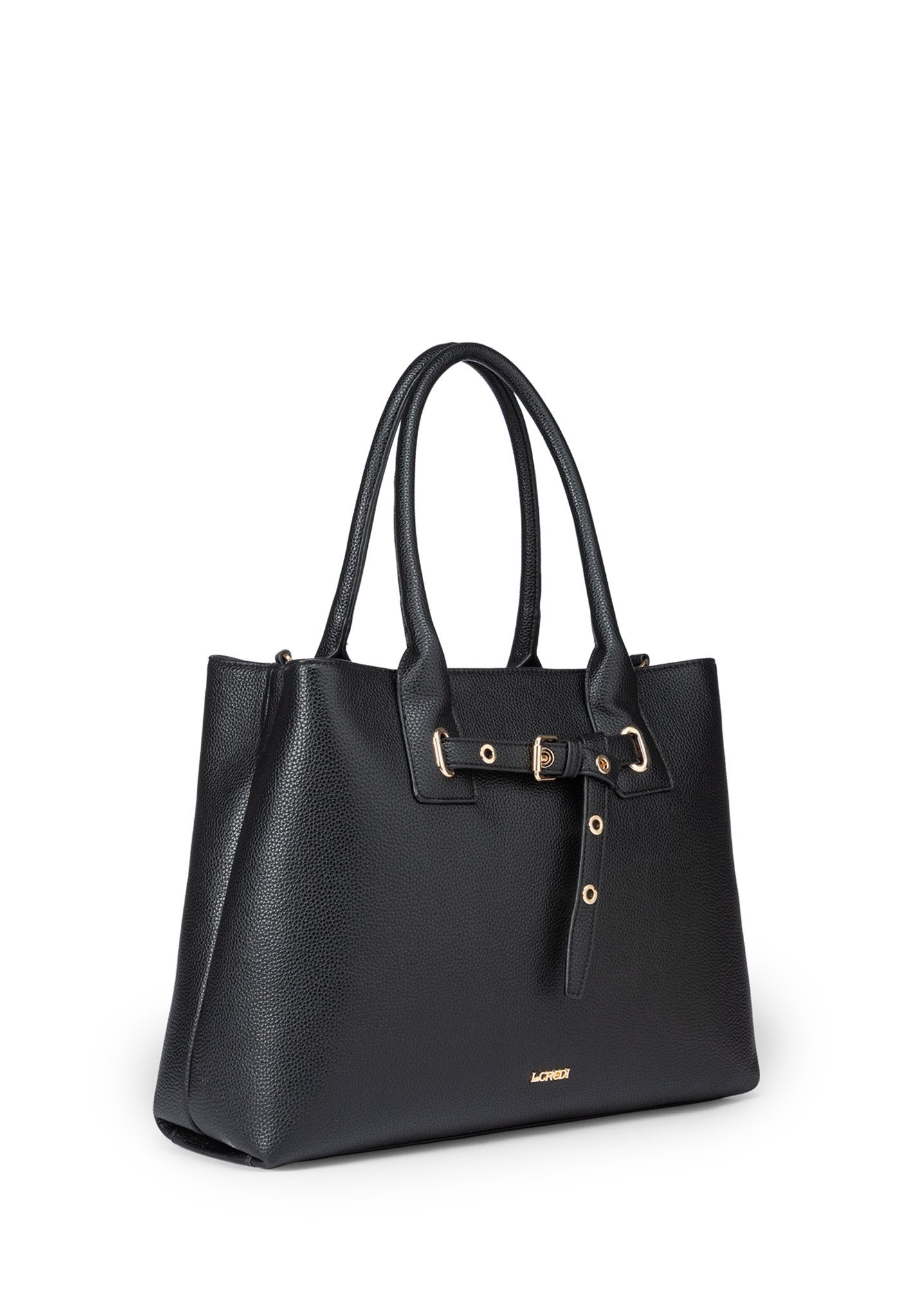 L.Credi Handtasche Schwarz