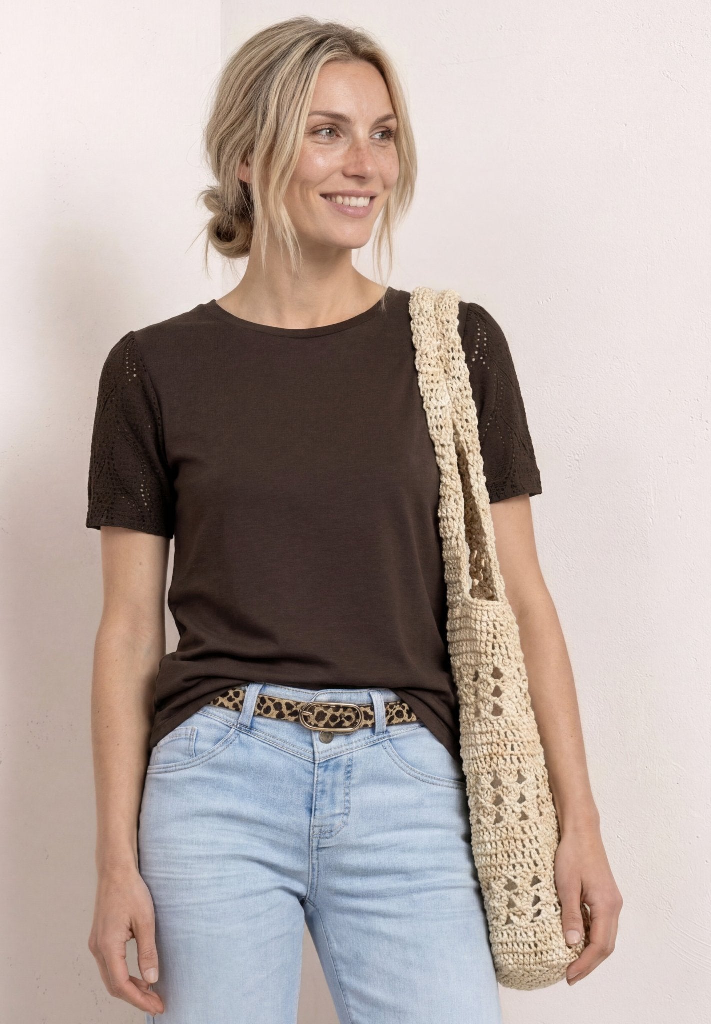 Street One Damen T-Shirts Espresso