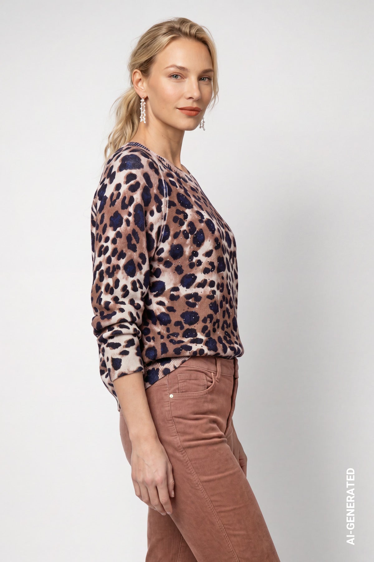 Monari Damen Pullover Tiramisu Ge