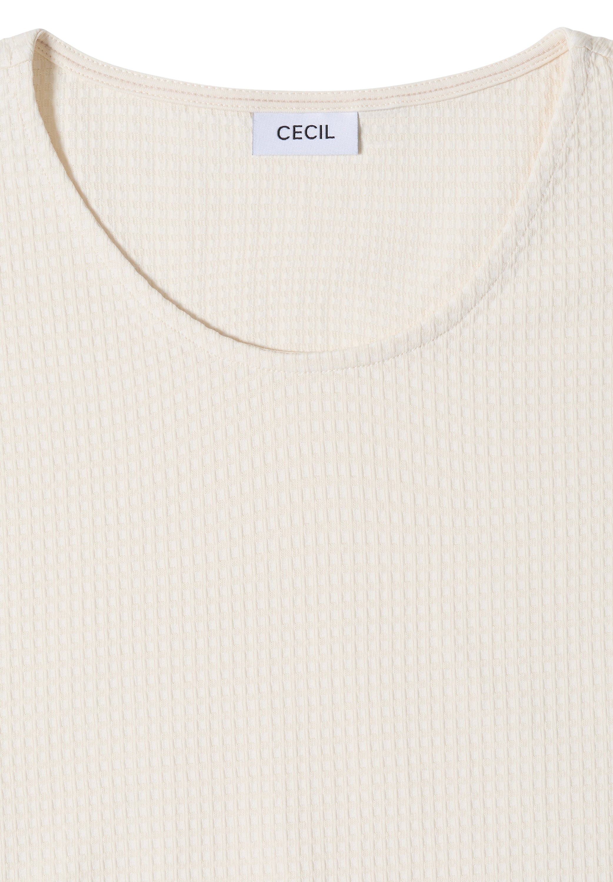 Cecil Damen T-Shirts Vanilla W