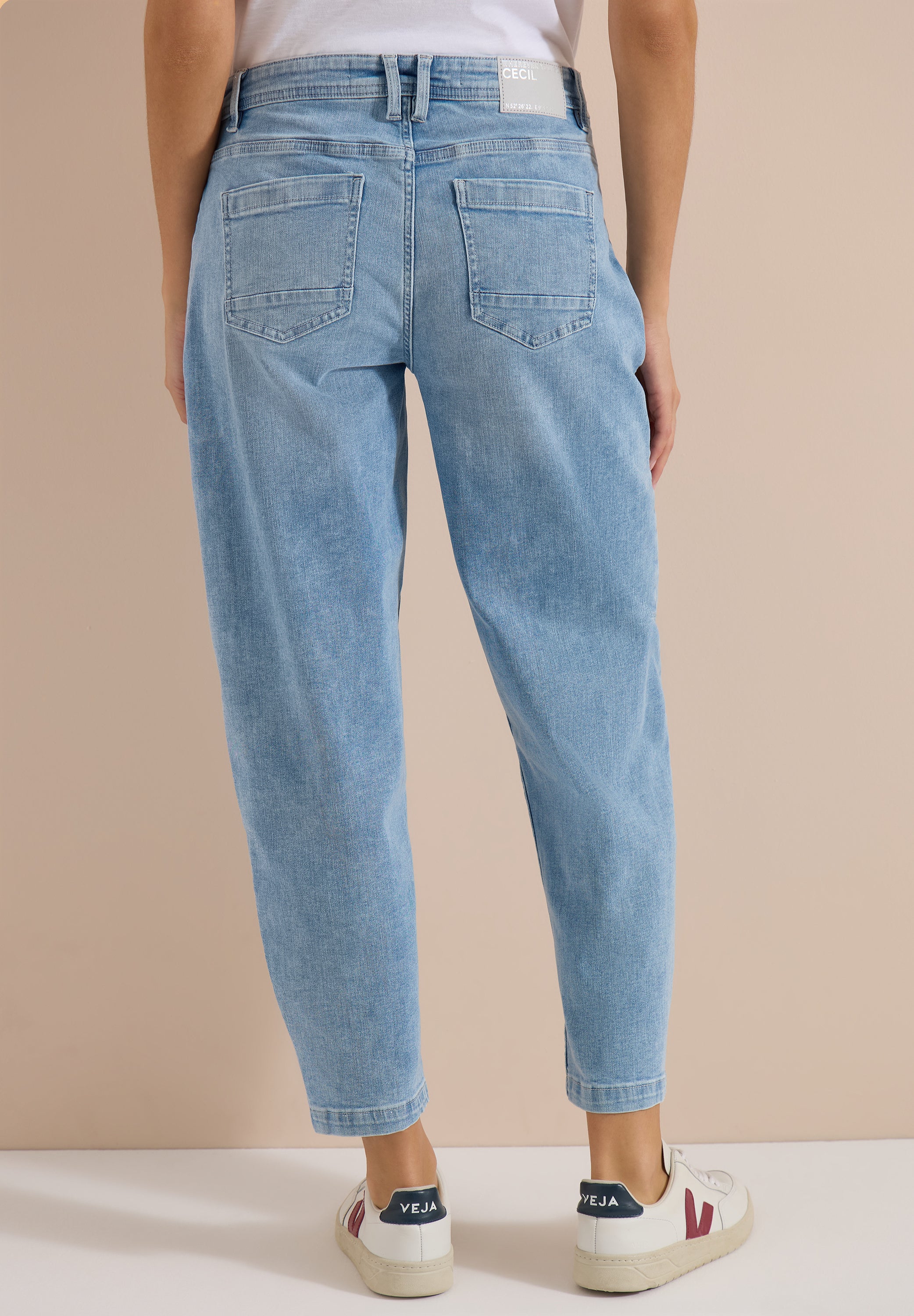 Cecil Damen Hosen Light Blu