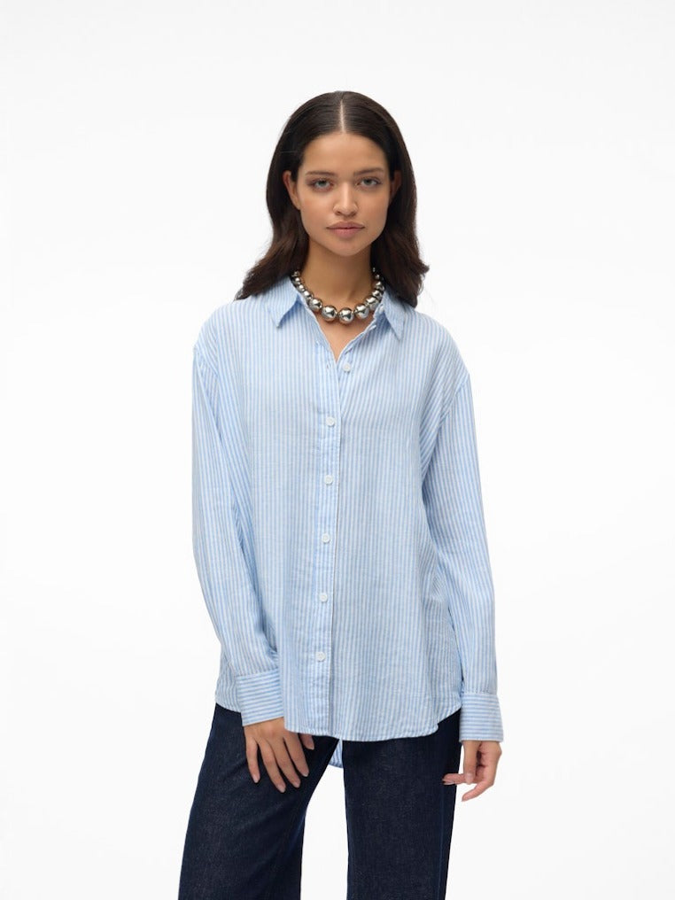 Vero Moda Damen Blusen Cornflower Blue