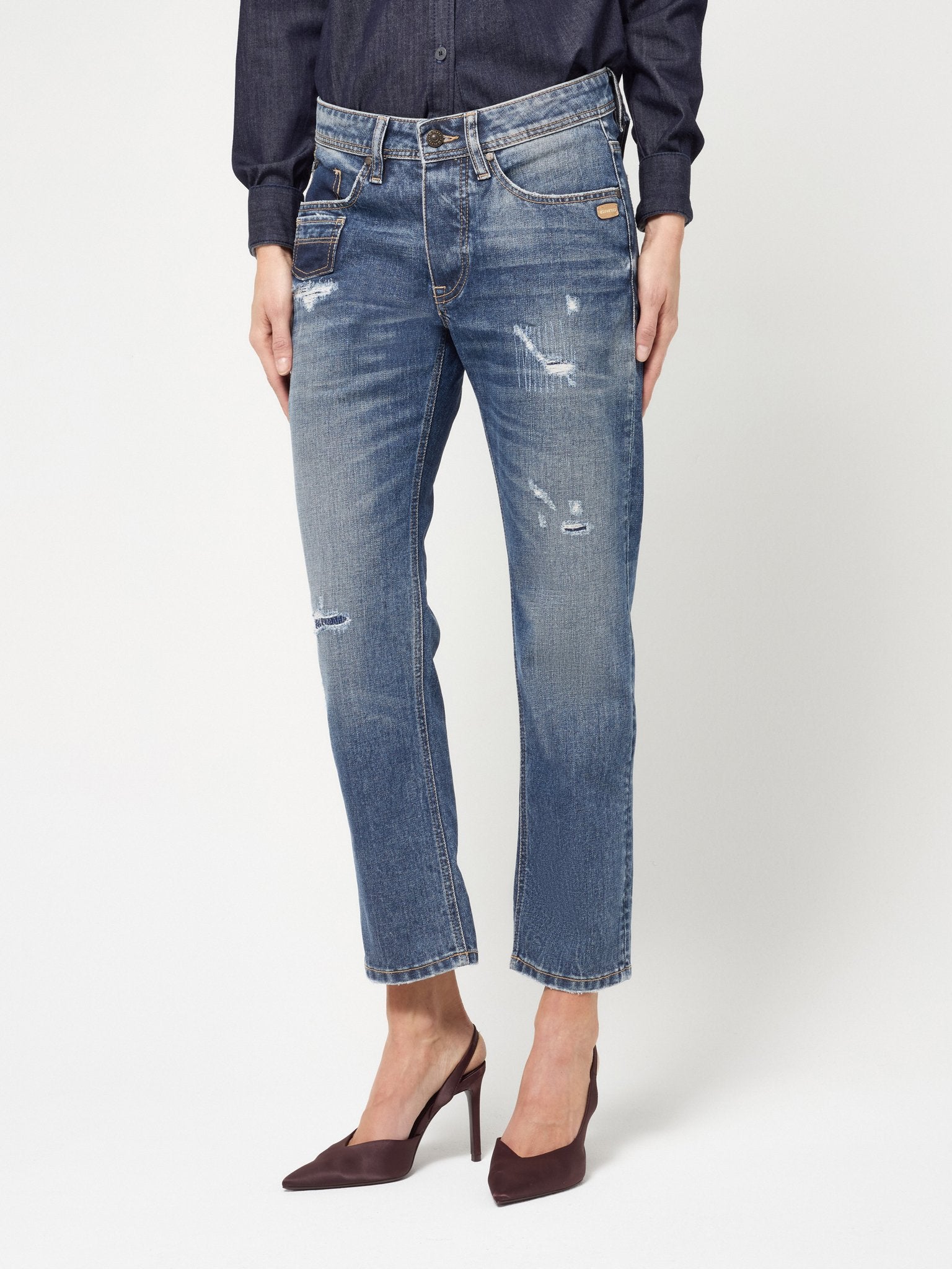 Gang Damen Jeans Cool Destr