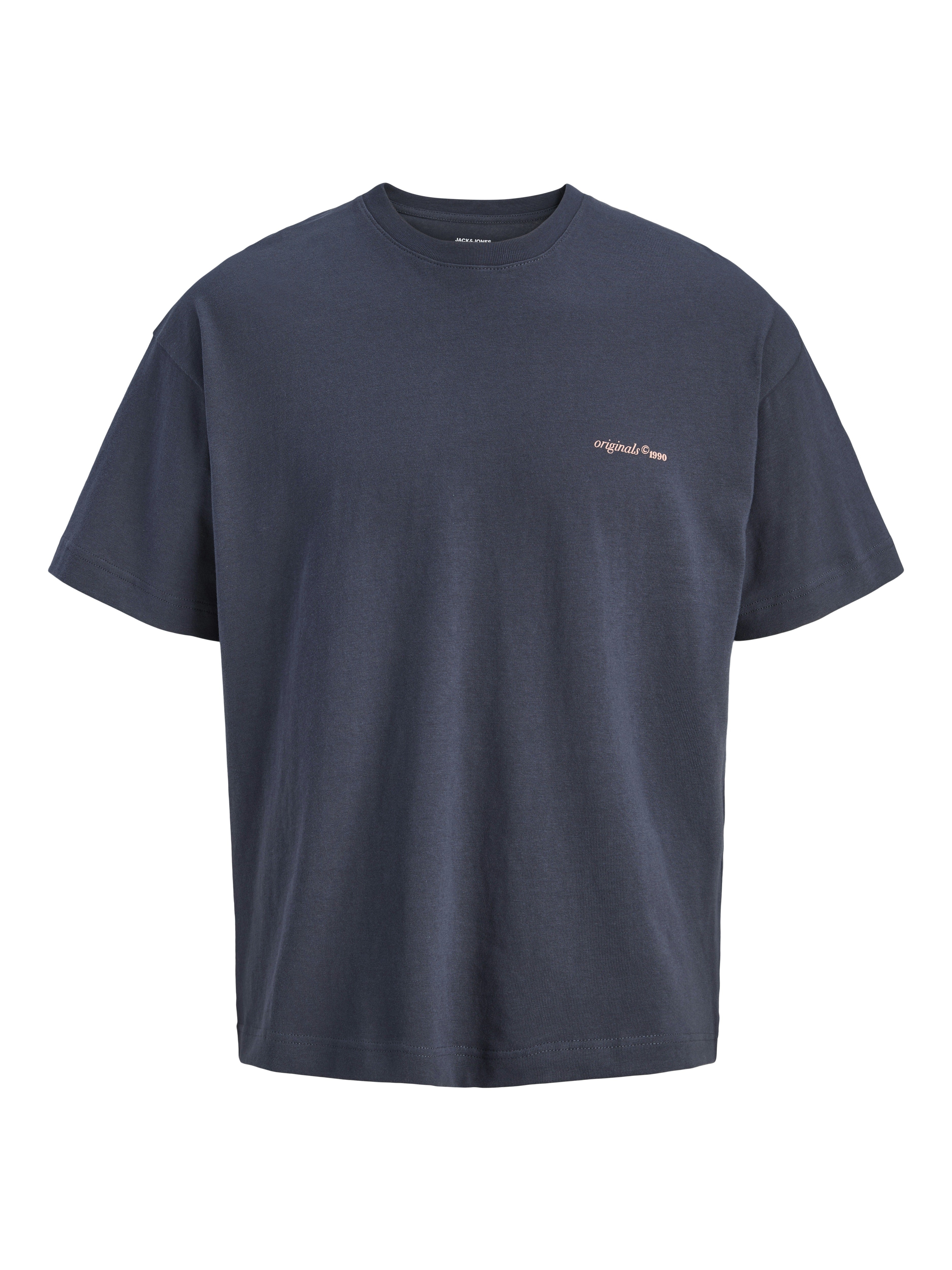 Jack & Jones Herren T-Shirts kurz Odyssey Gray/W.