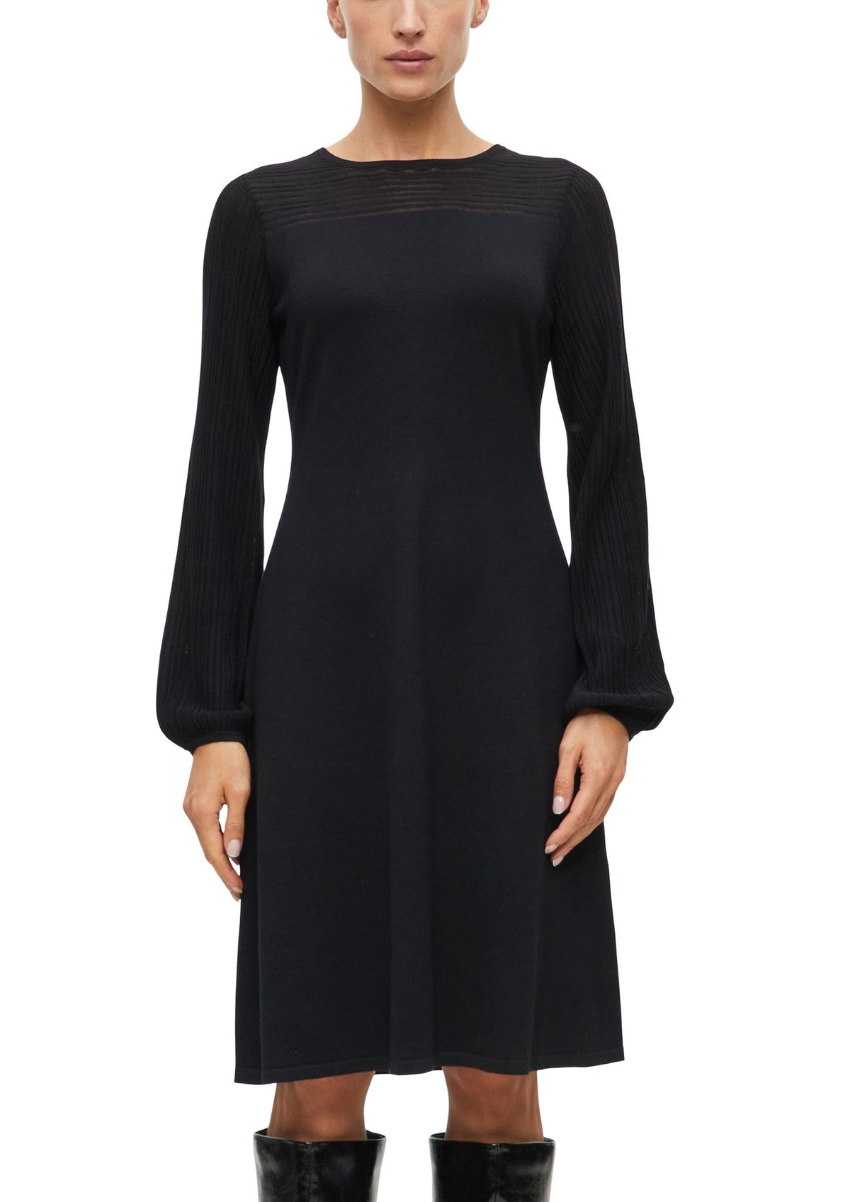S. Oliver black Damen Kleider Grey/Black