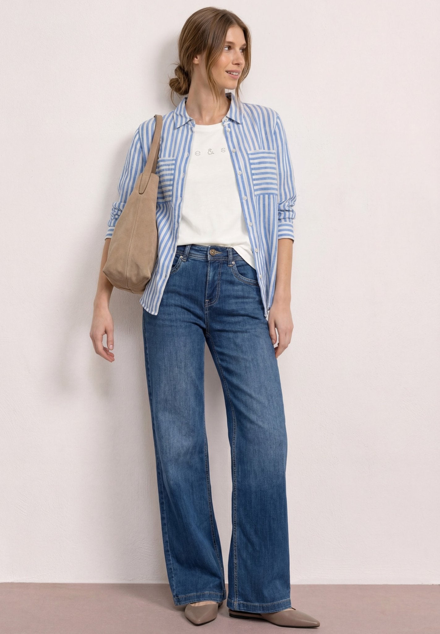 Street One Damen T-Shirts Off White
