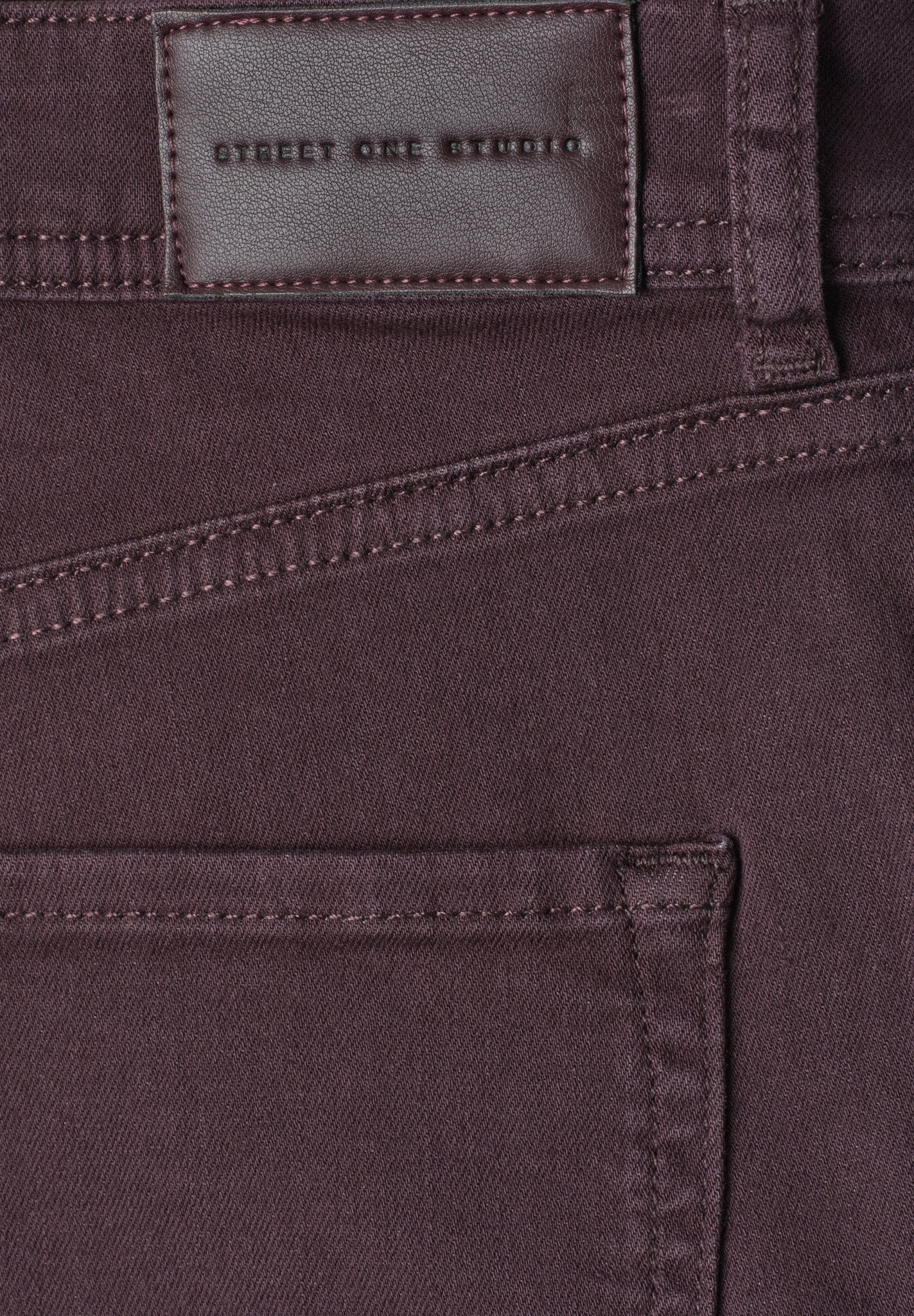 Street One Studio Damen Hosen Burgundi
