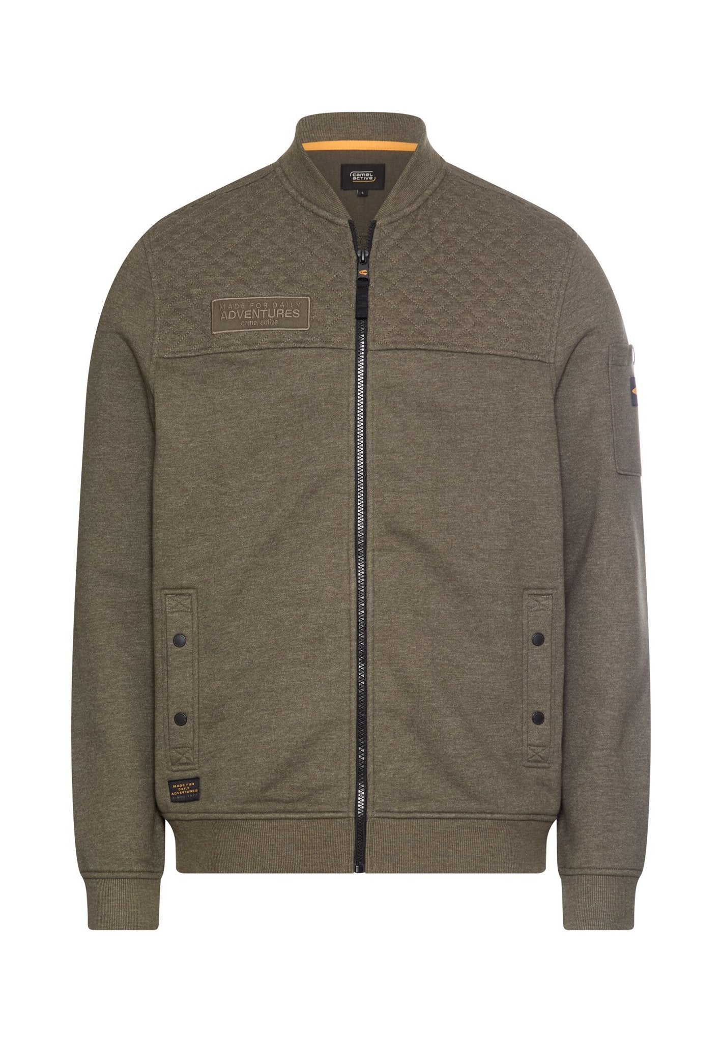Camel active Herren Sweatjacken Dark Olive G