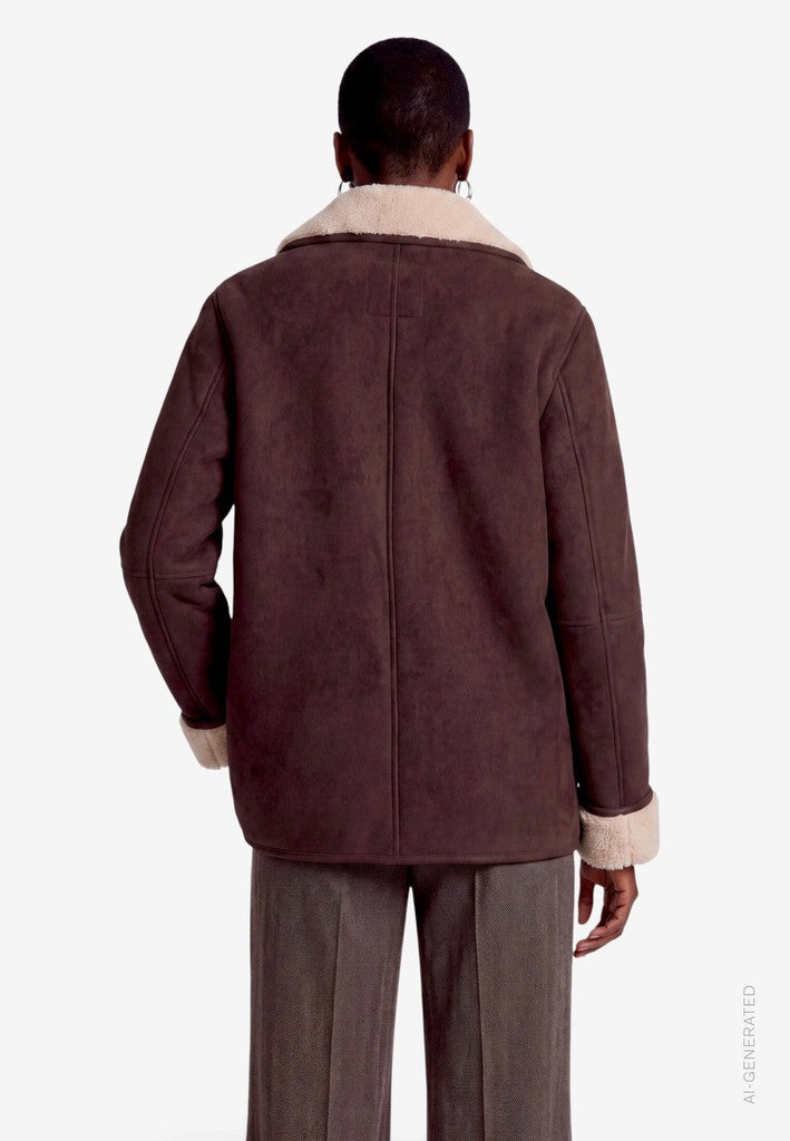Zero Damen Jacken Patch Brown/Bei