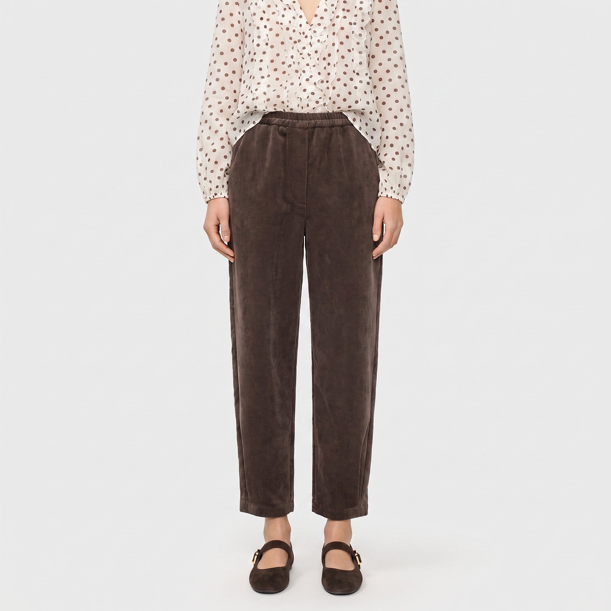 Mac Damen Hosen Truffle Brown