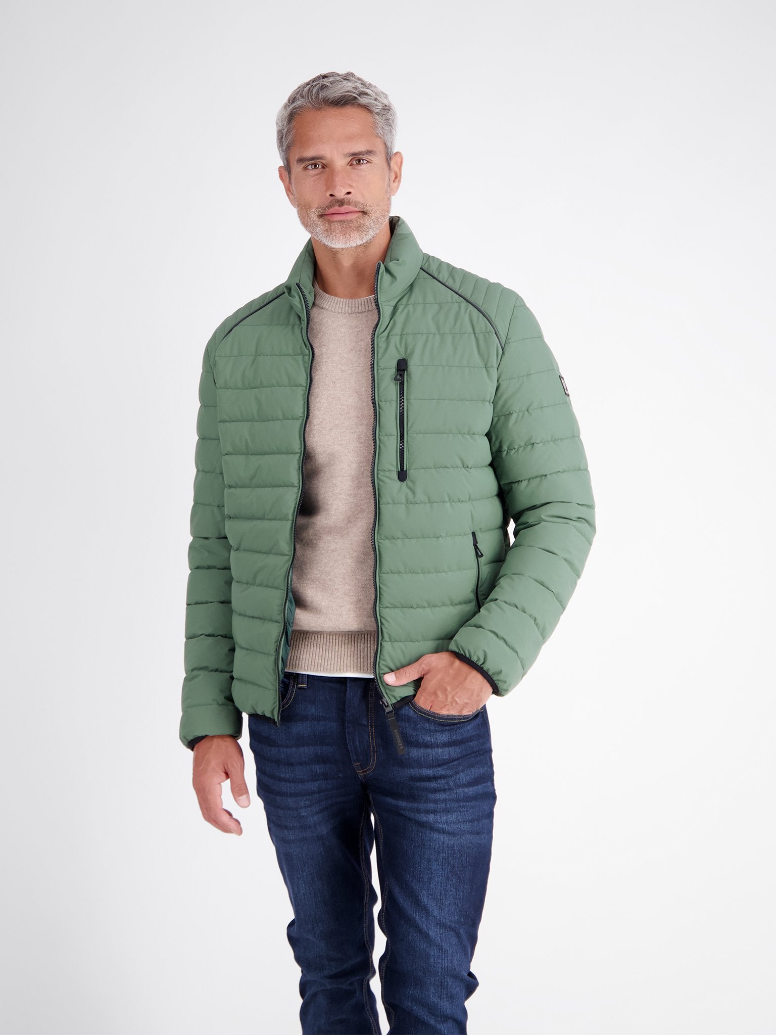 Lerros Herren Jacken Basil Green