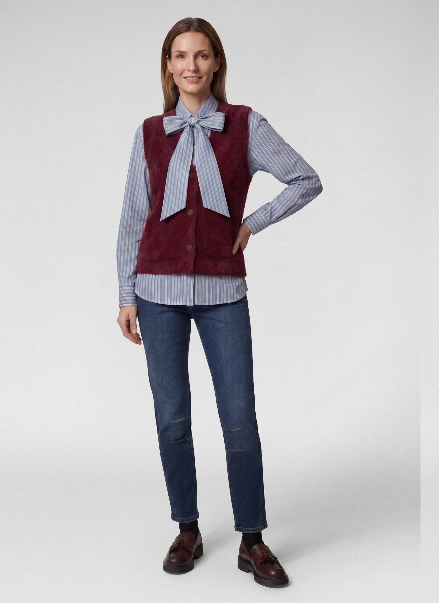 Rabe Damen Pullover Merlot