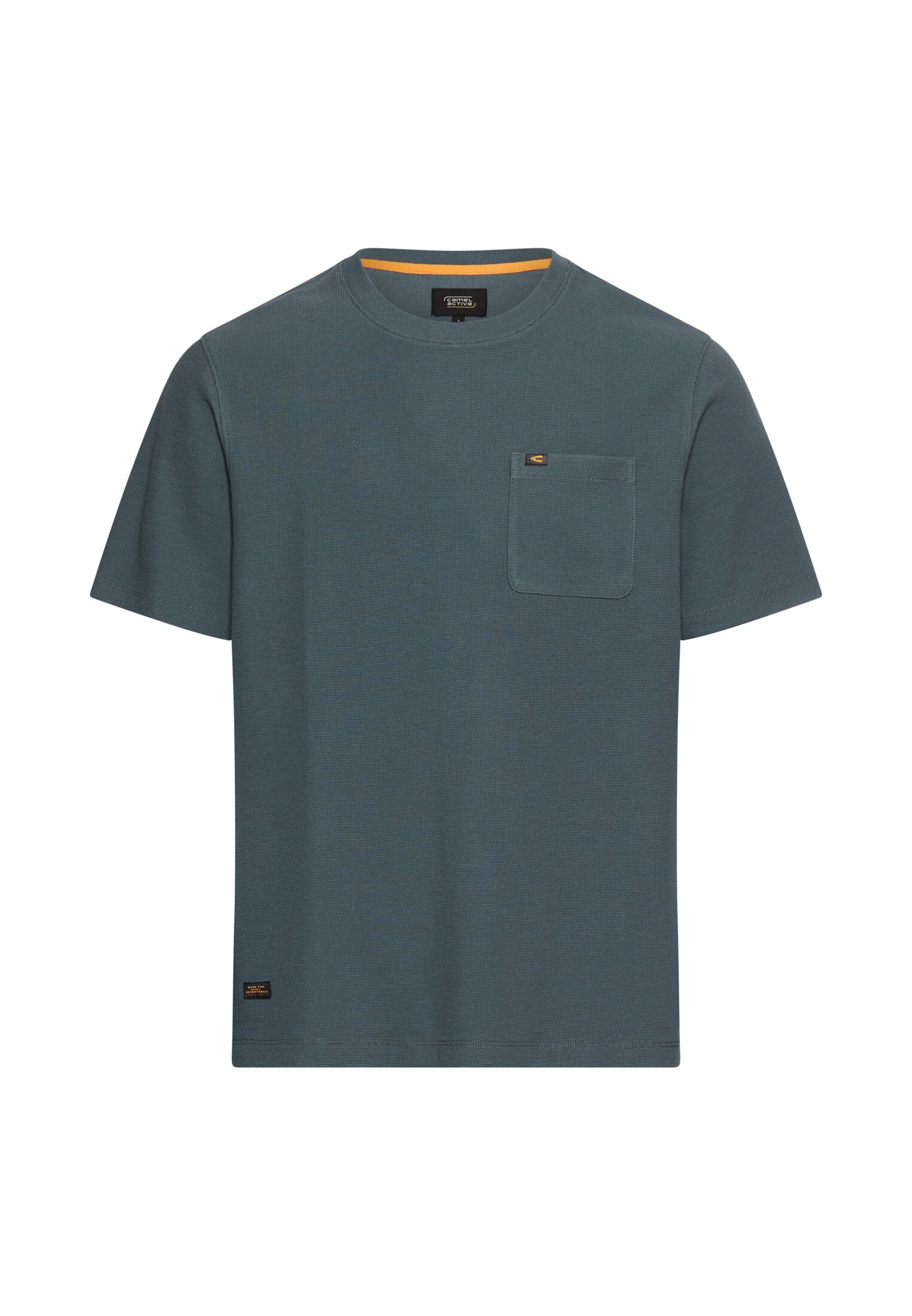 Camel active Herren T-Shirts kurz Tinted Blue