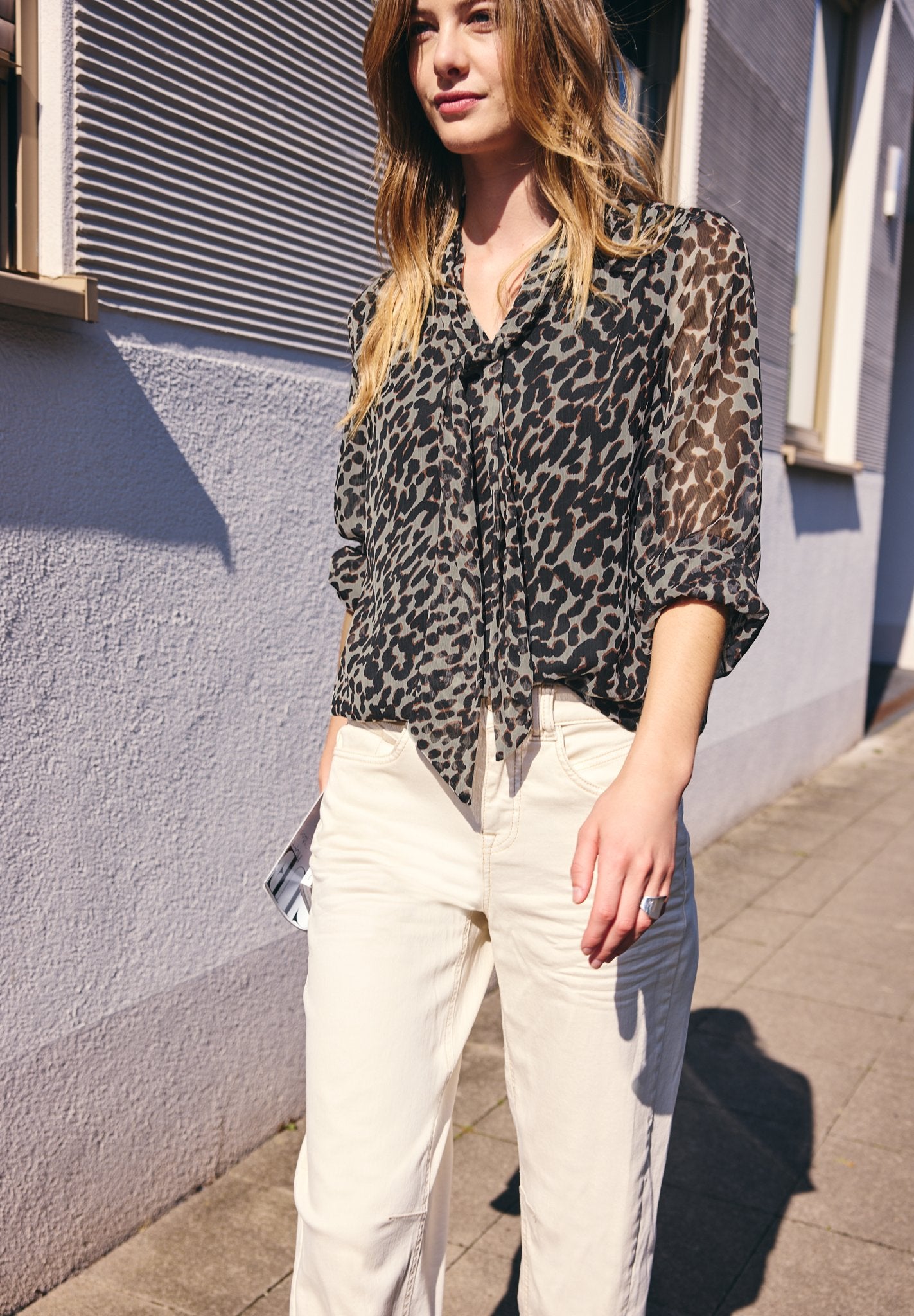 Street One Studio Damen Blusen Black