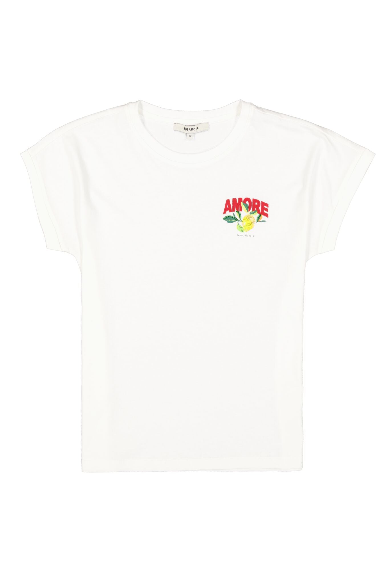 Garcia Damen T-Shirts Off White