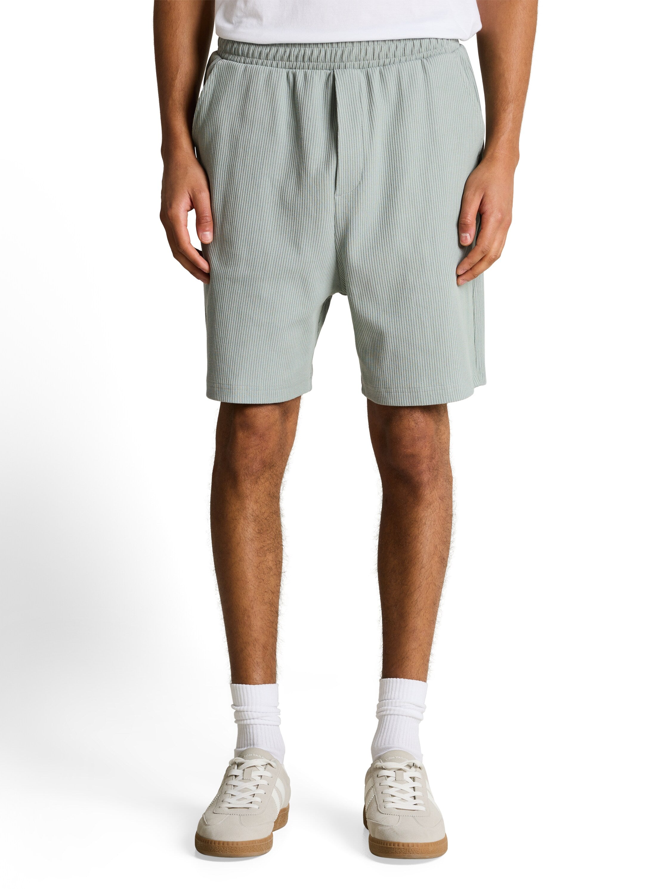 Tom Tailor denim Herren Shorts Green Mist