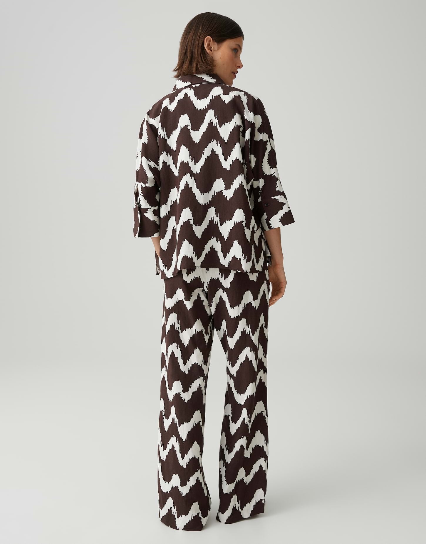 Opus Pants Damen Hosen Coffee Be
