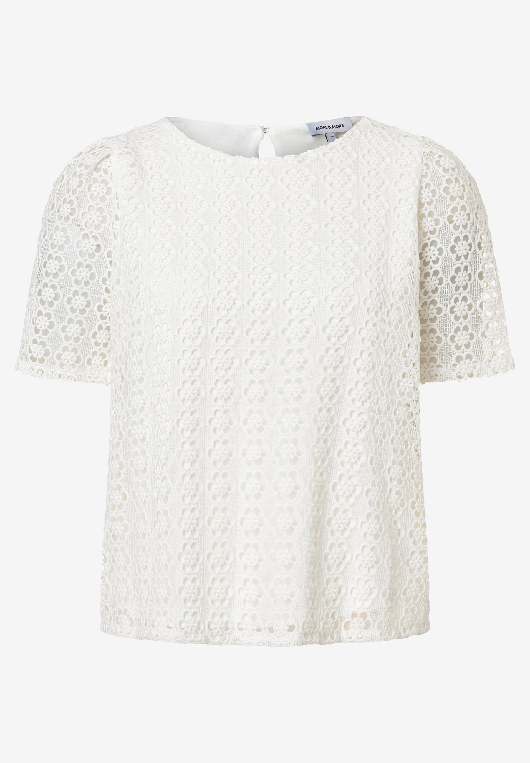 More & More Damen Blusen kurz Off White