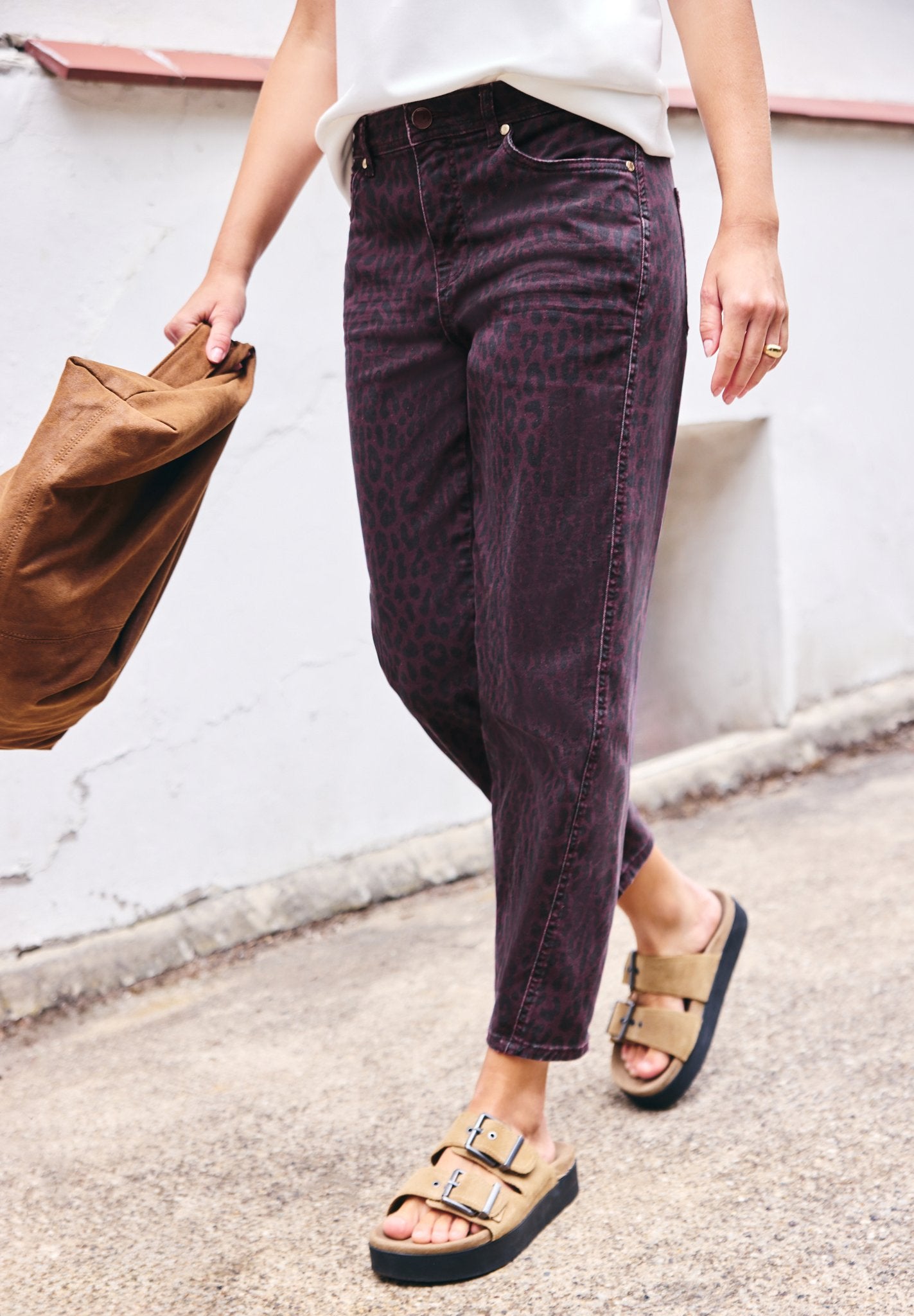 Street One Studio Damen Hosen Burgundi