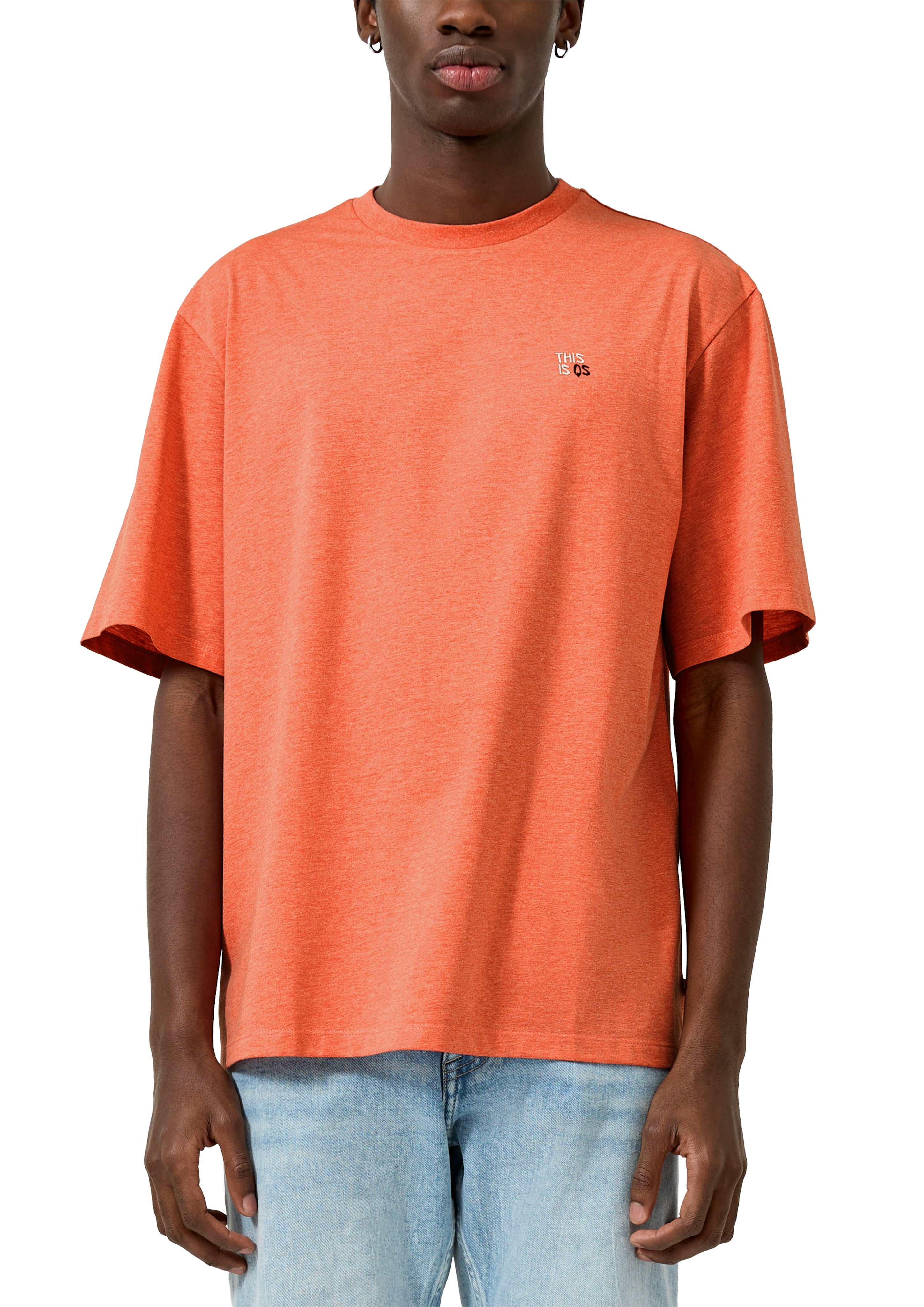 QS by S.Oliver Herren T-Shirts kurz Red
