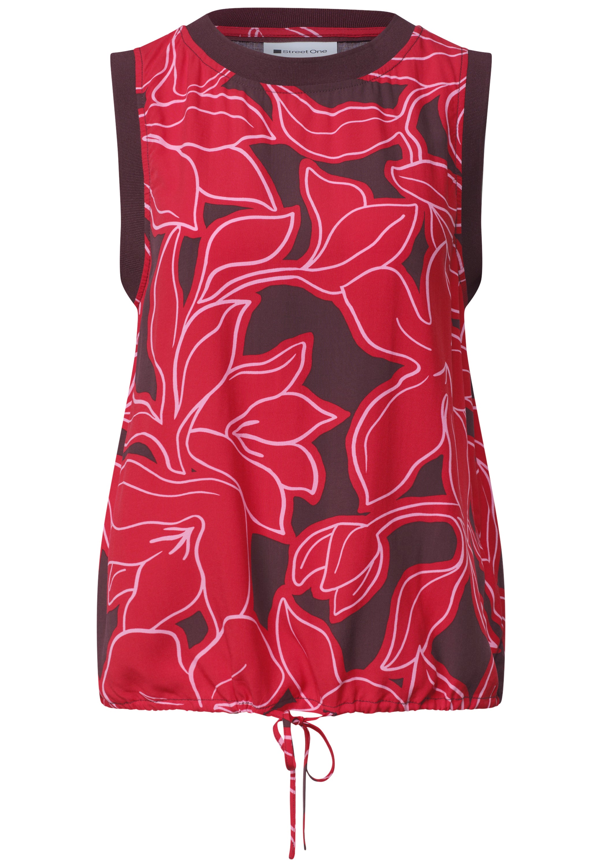 Street One Damen Blusen Salsa Red