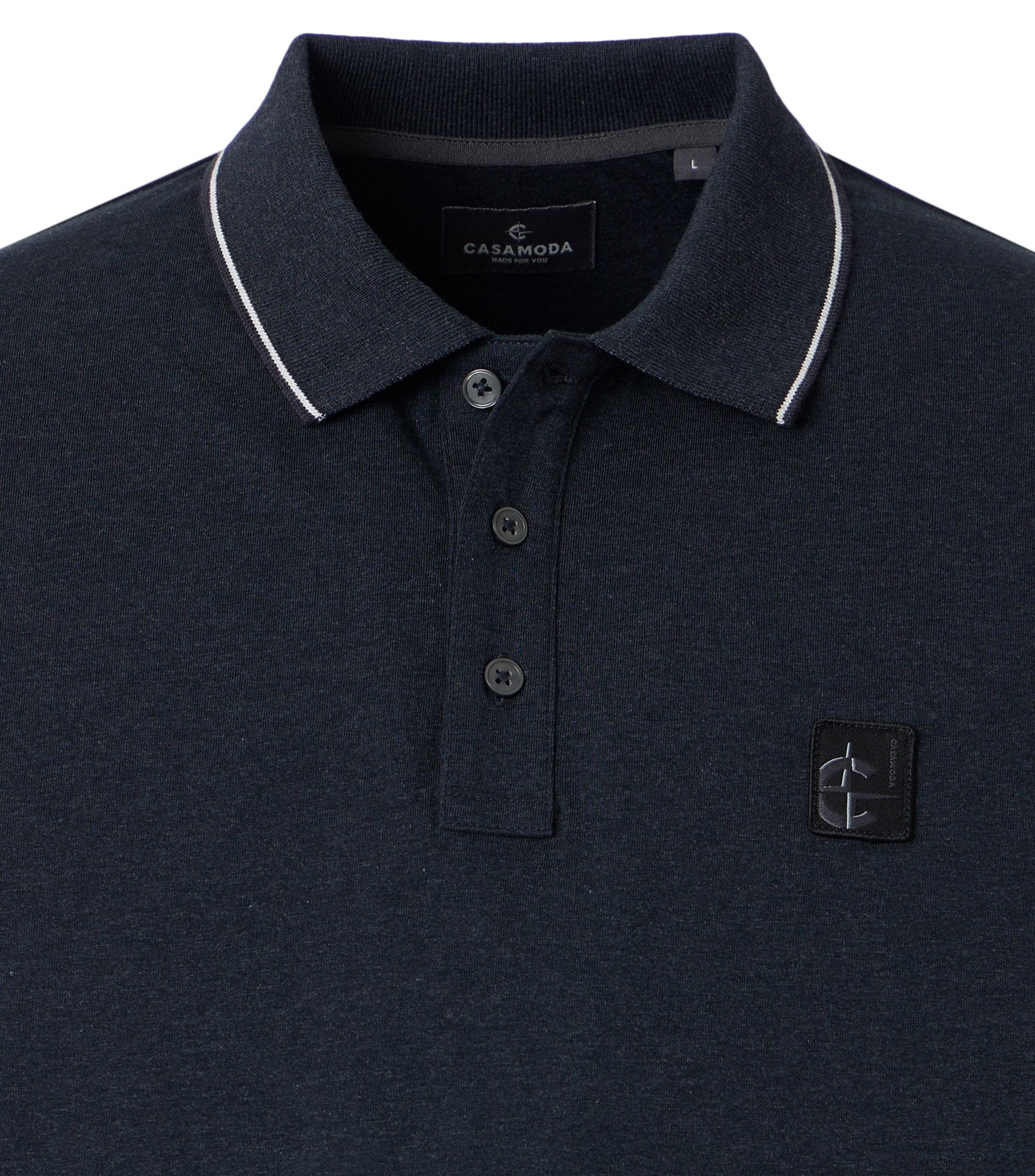 Casa Moda Herren Polo-Shirts Blau