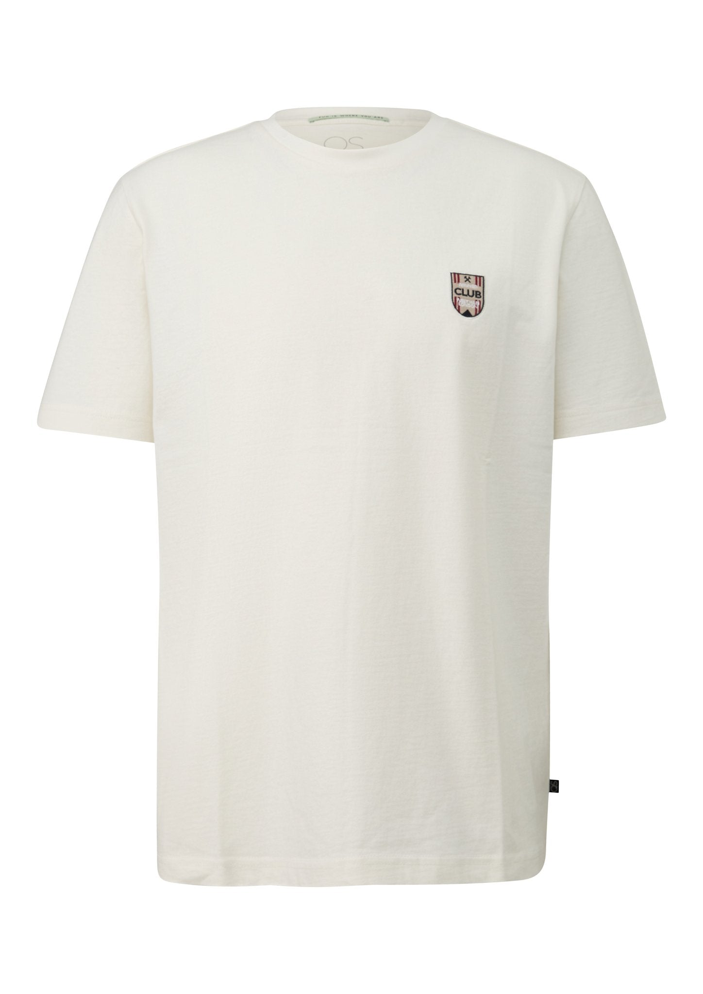QS by S.Oliver Herren T-Shirts kurz White