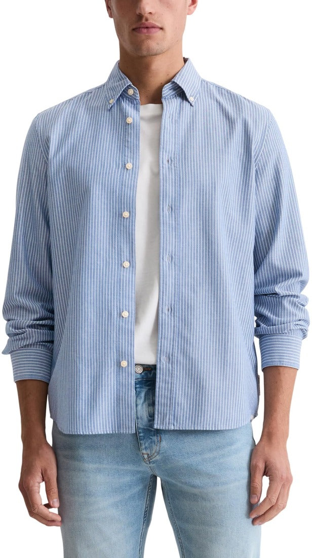 Marc O'Polo Herren Hemden Dark Blue_