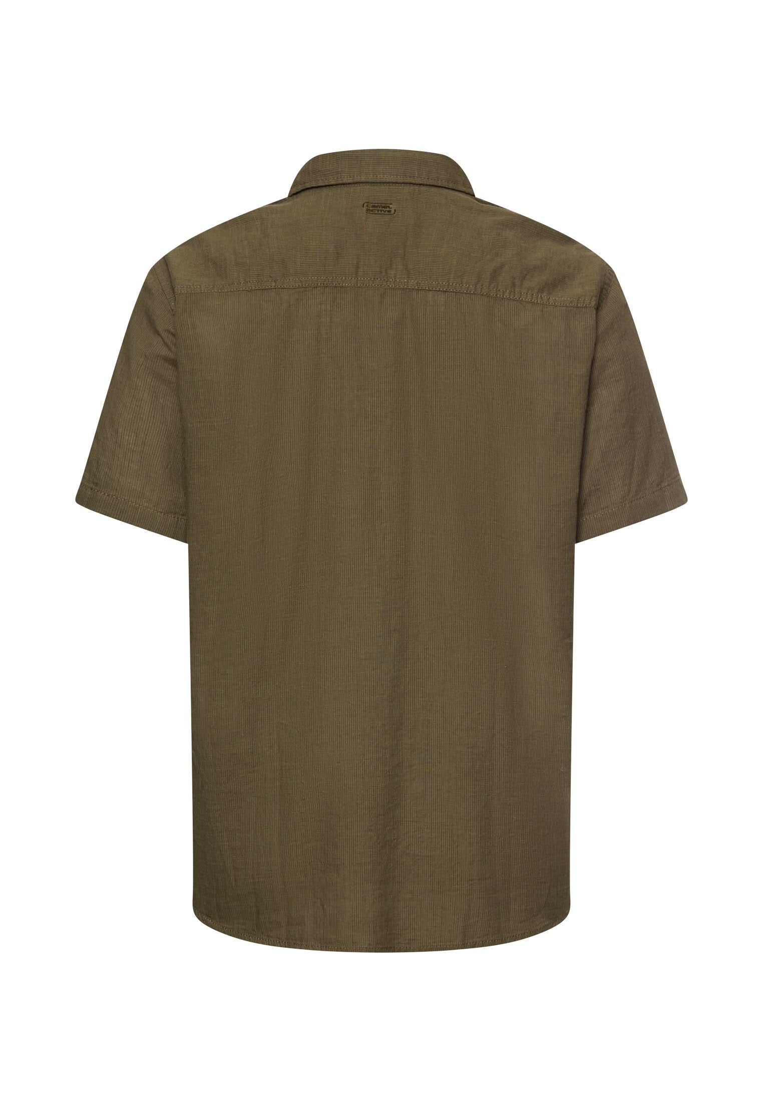 Camel active Herren Hemden kurz Deep Olive