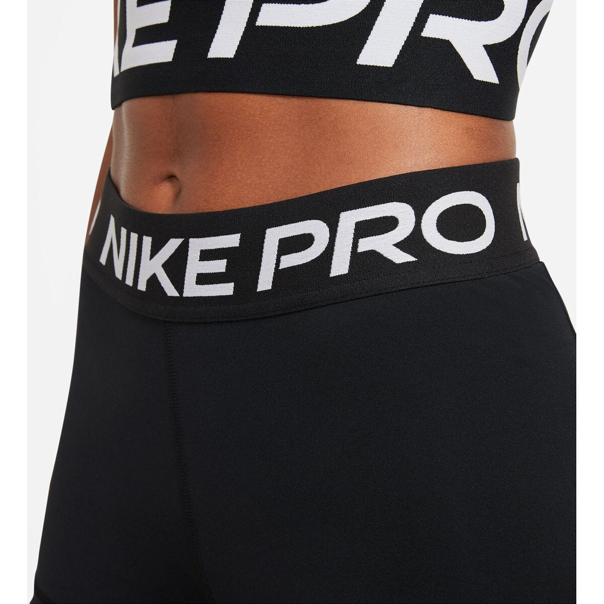 Nike Fitnesshosen Black/White