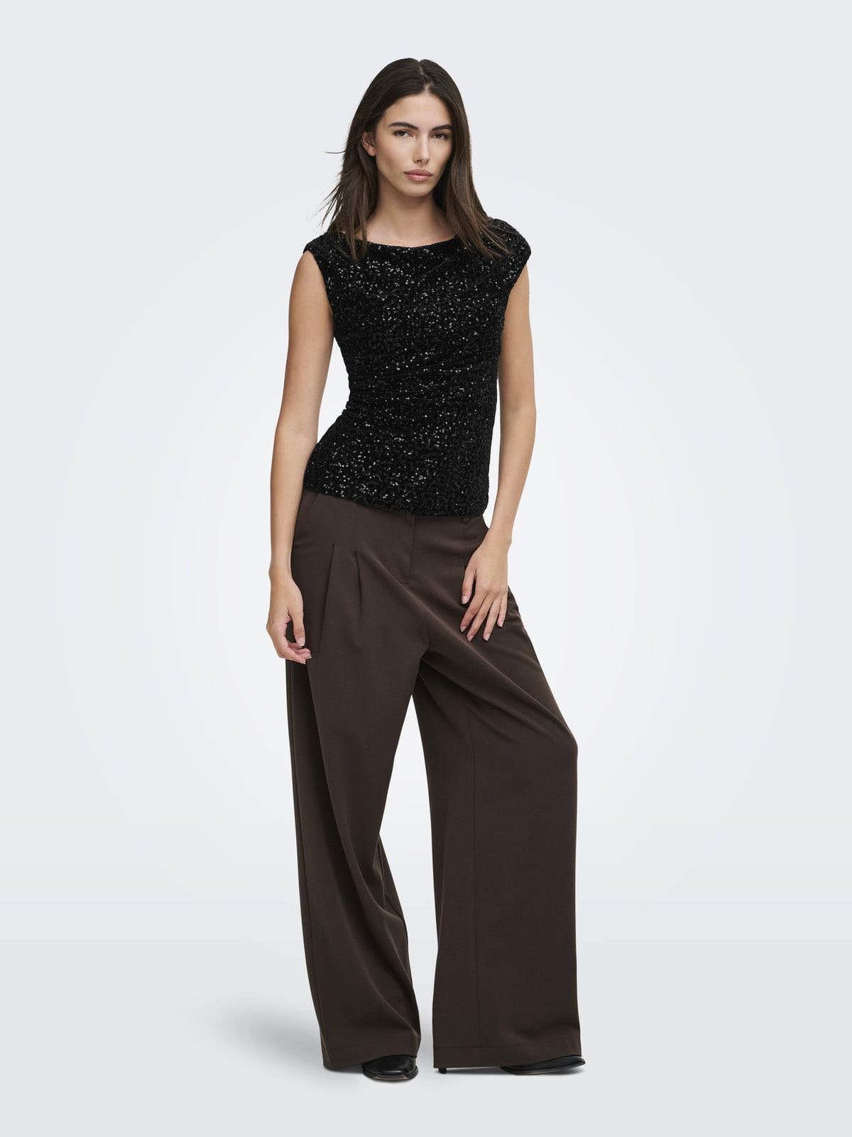 Only Damen Tops Black/Black Seq