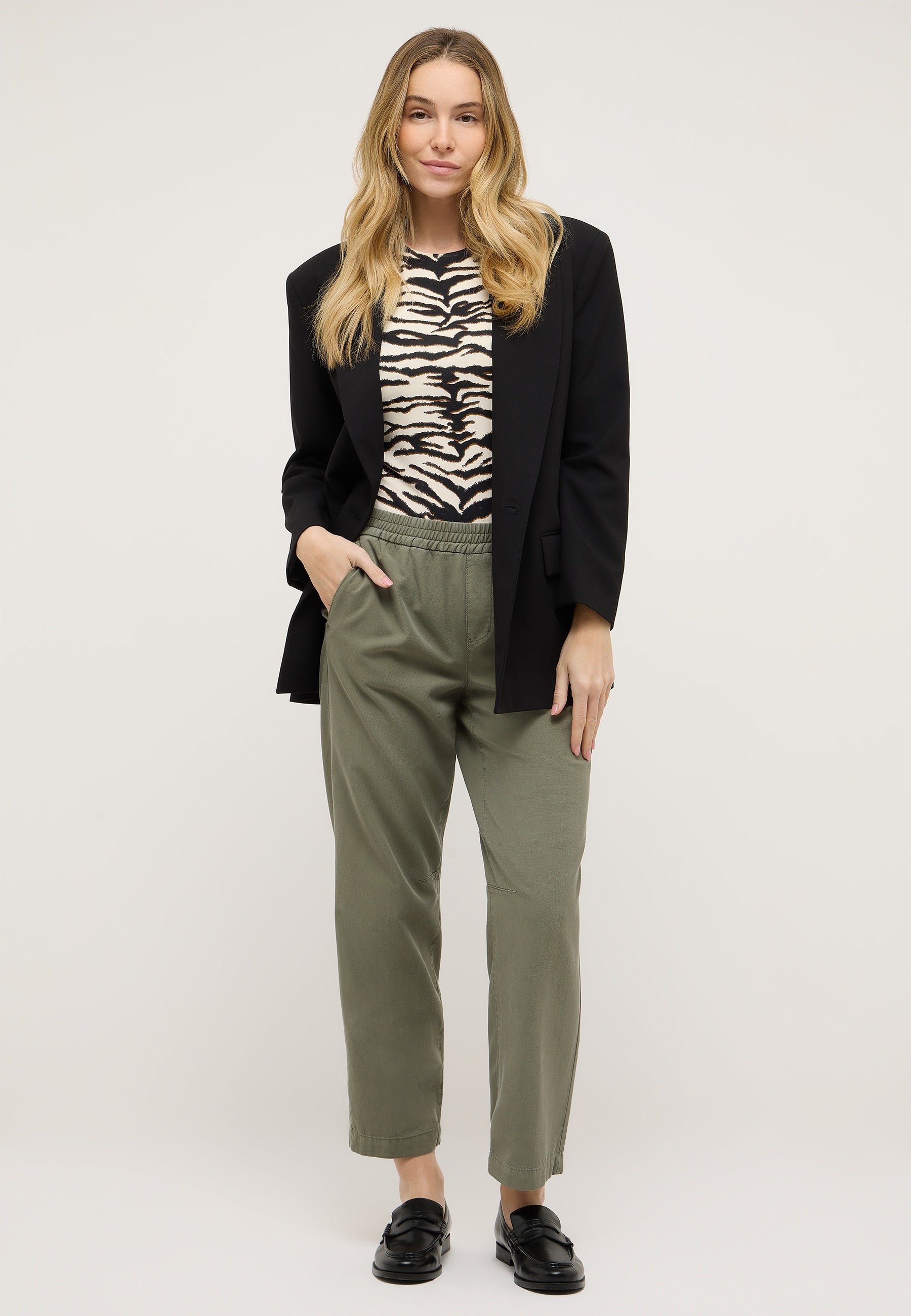 Angels Damen Hosen  Light Olive