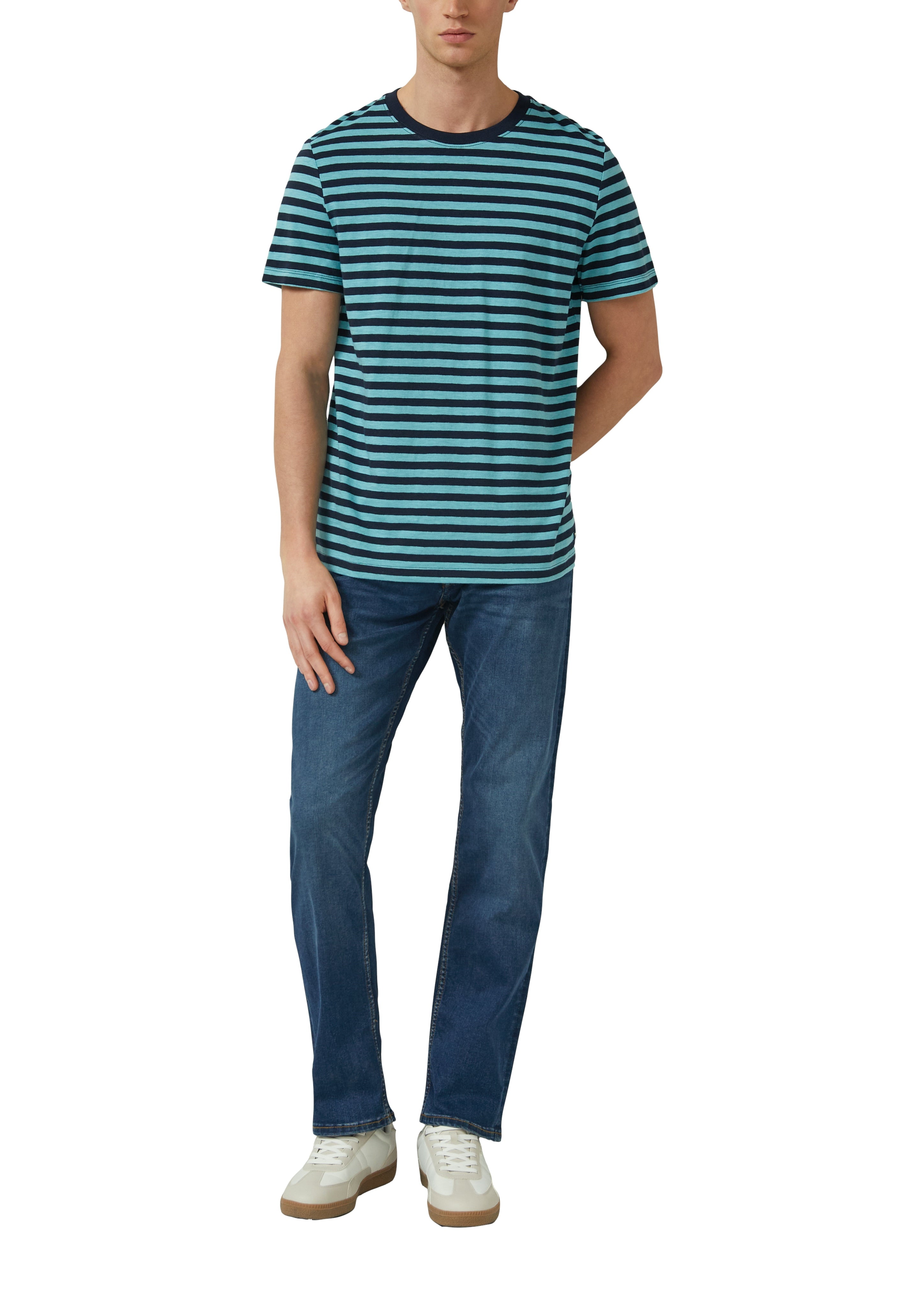 S. Oliver red Herren T-Shirts kurz Blue Green