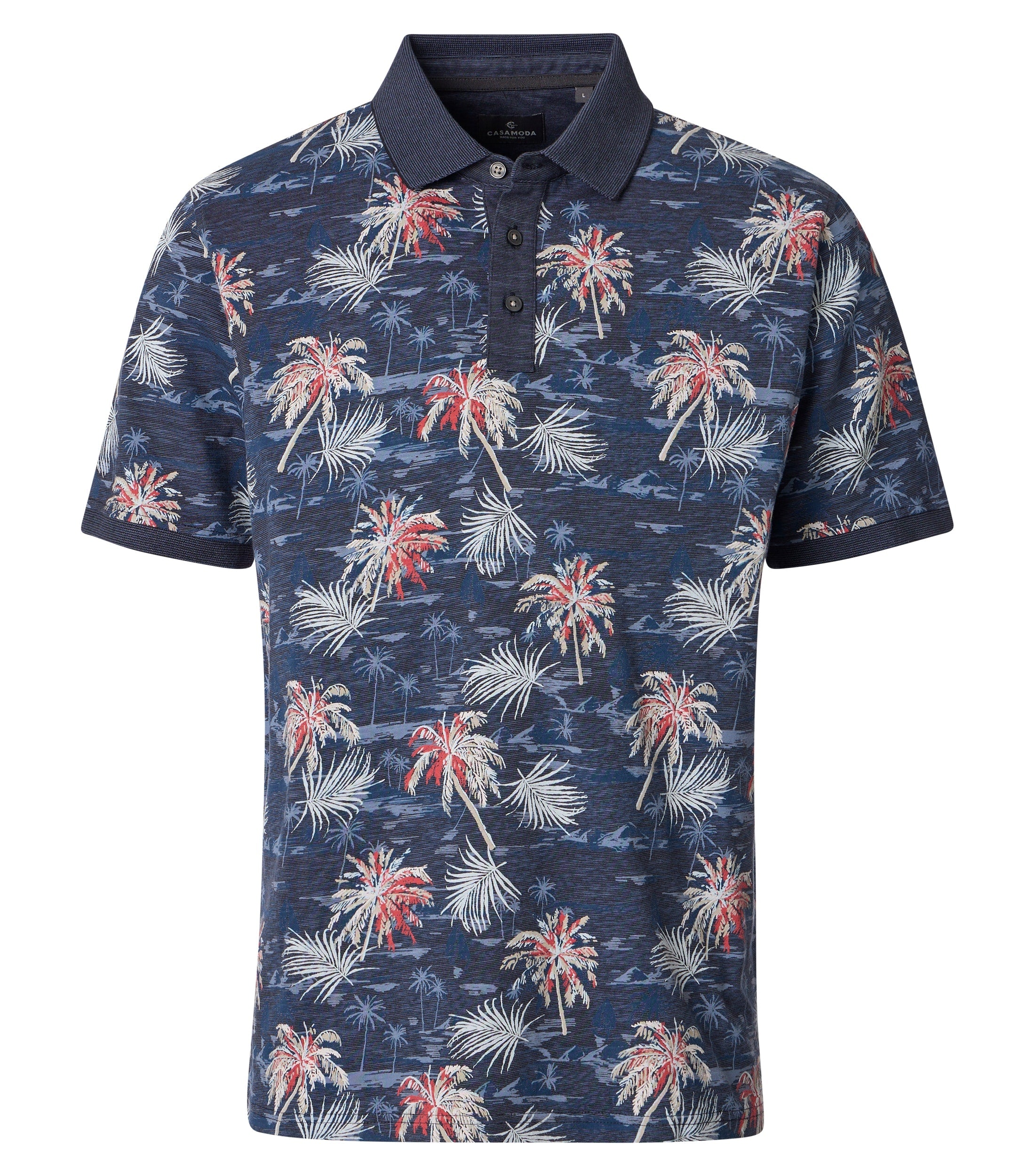 Casa Moda Herren Polo-Shirts  Blau